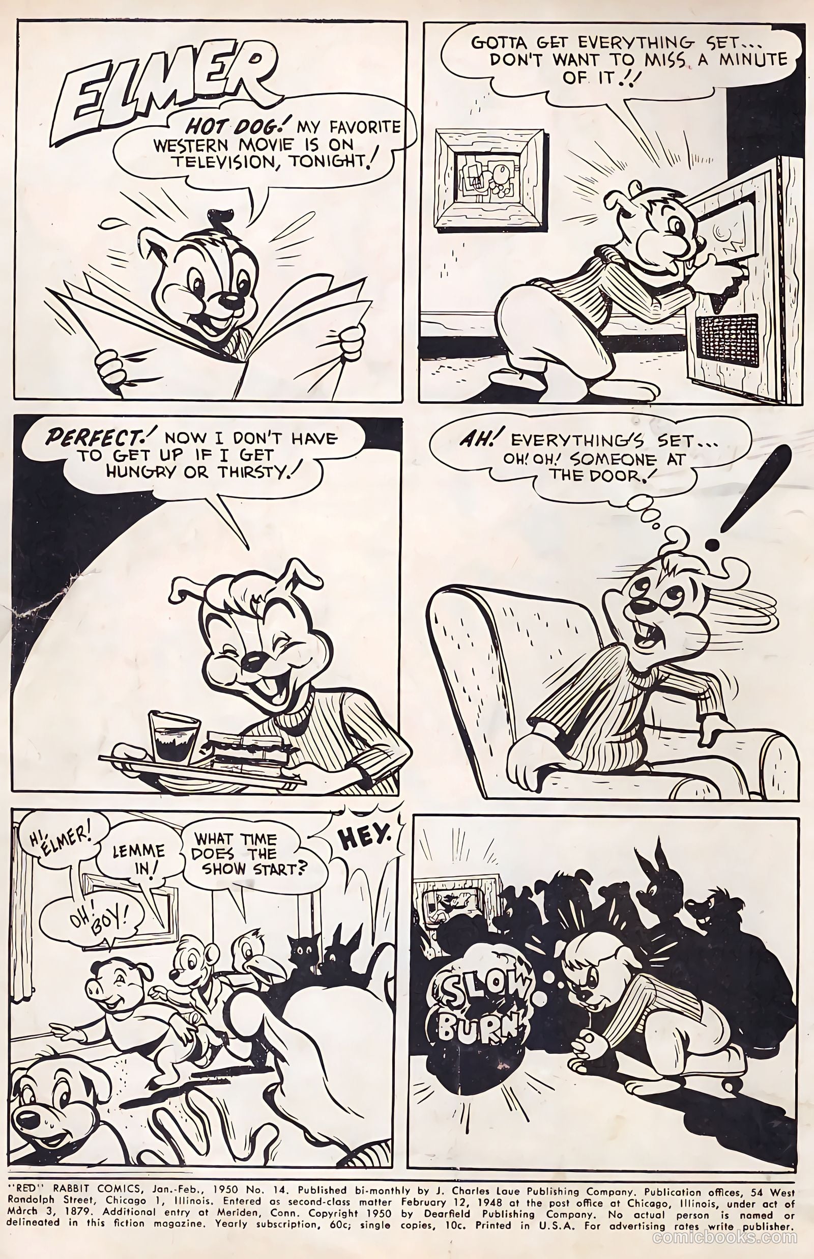 "Red" Rabbit Comics #14 (1950) — page 2 of 36