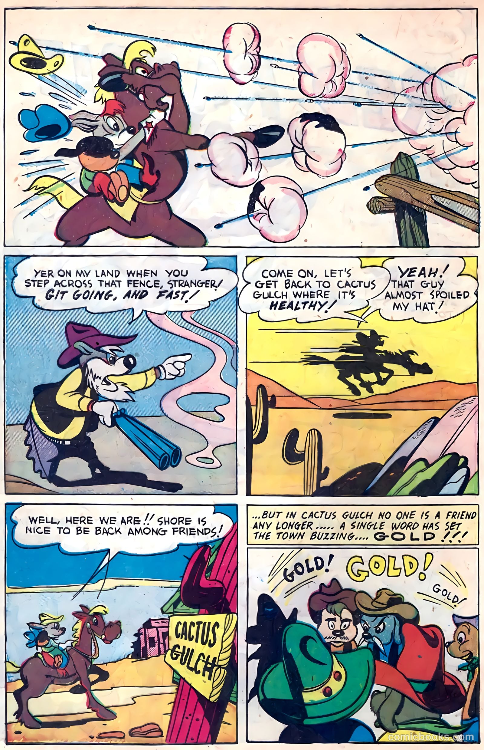 "Red" Rabbit Comics #14 (1950) — page 4 of 36