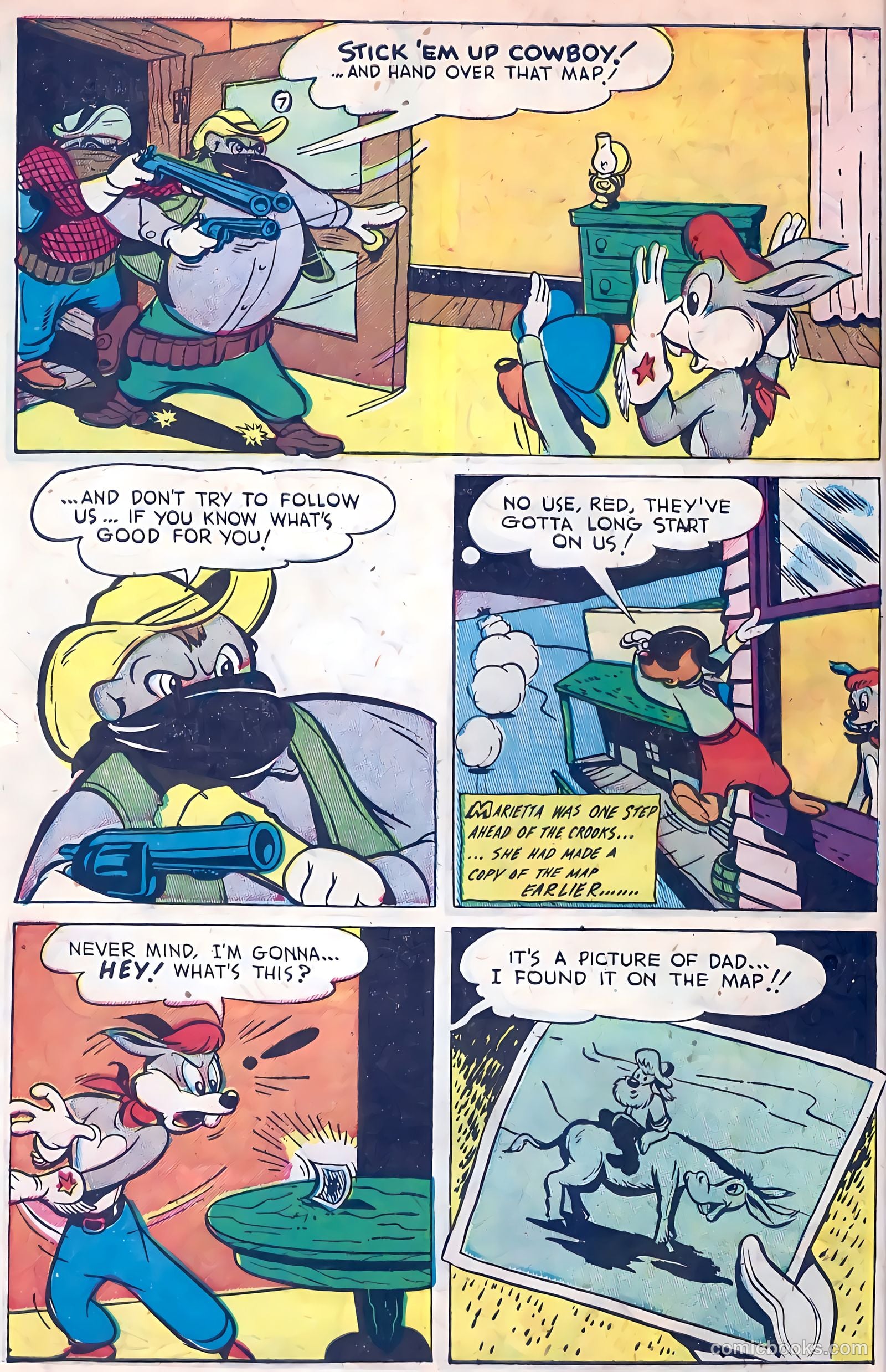 "Red" Rabbit Comics #14 (1950) — page 8 of 36