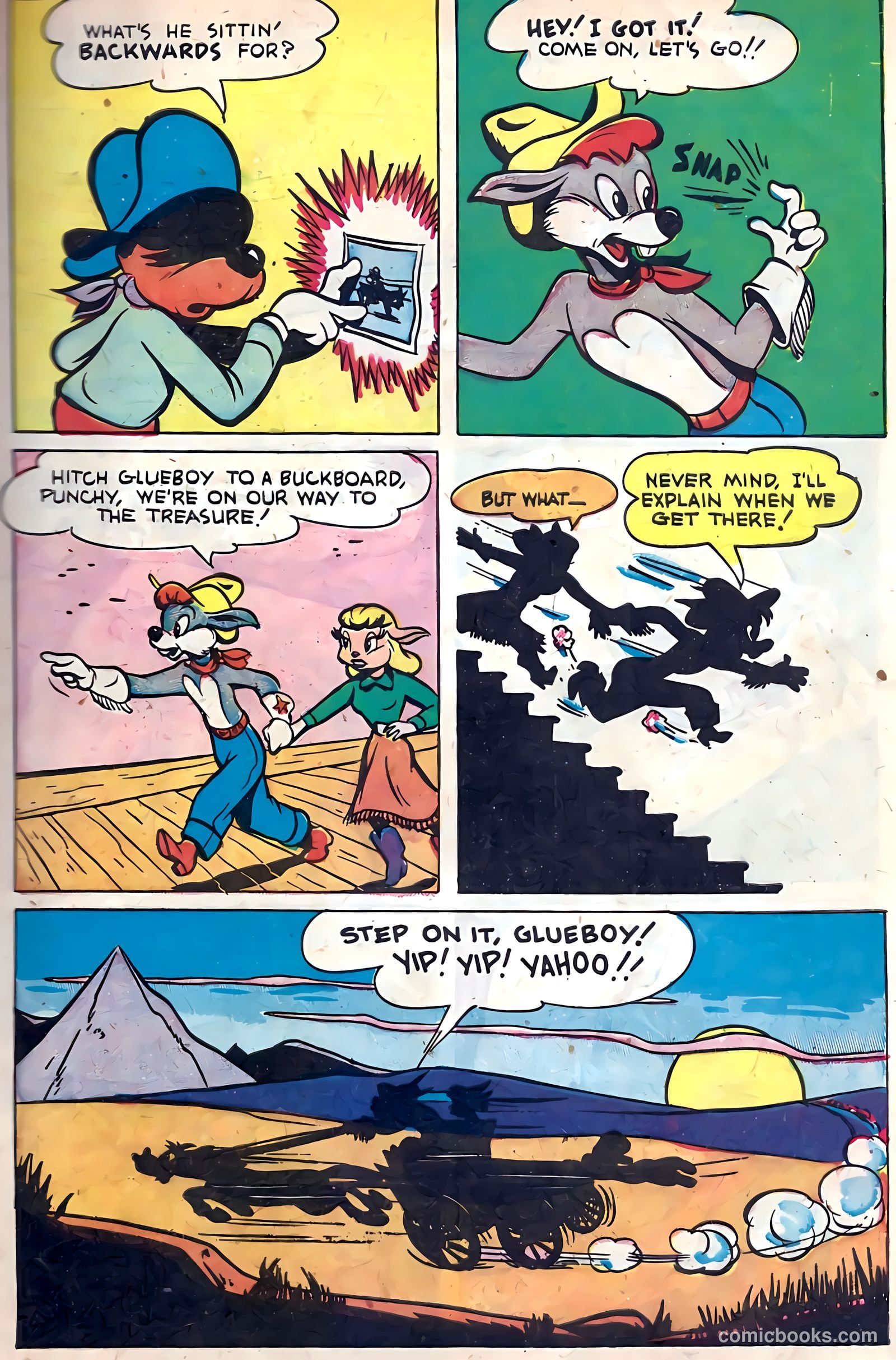 "Red" Rabbit Comics #14 (1950) — page 9 of 36