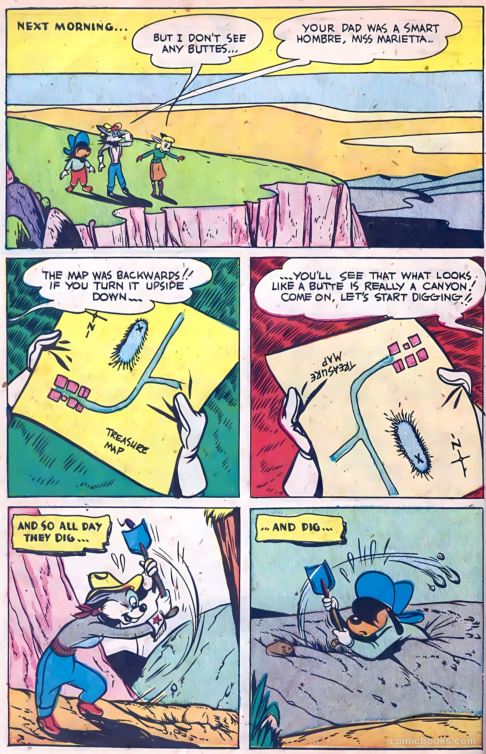 "Red" Rabbit Comics #14 (1950) — page 10 of 36