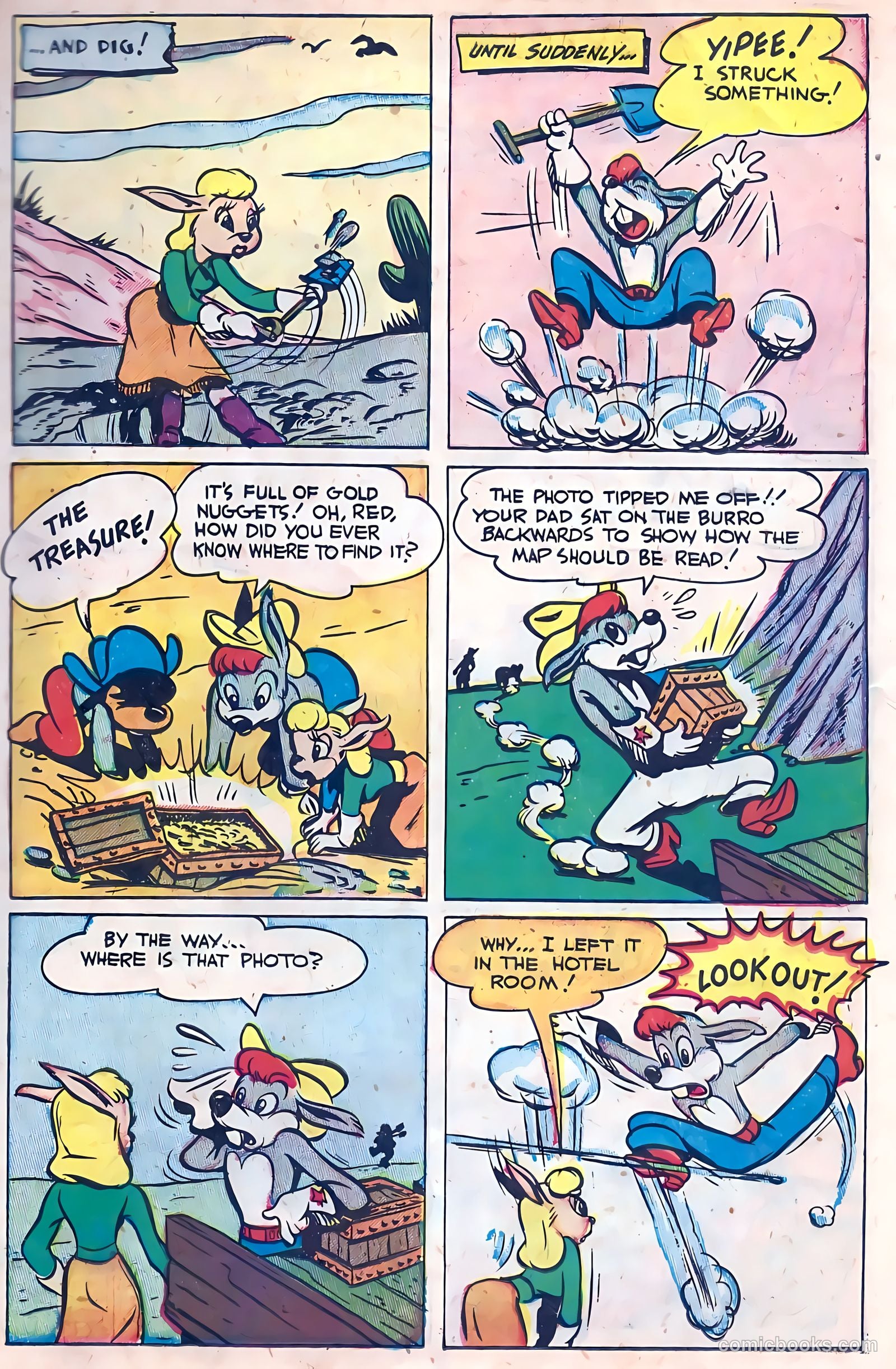 "Red" Rabbit Comics #14 (1950) — page 11 of 36
