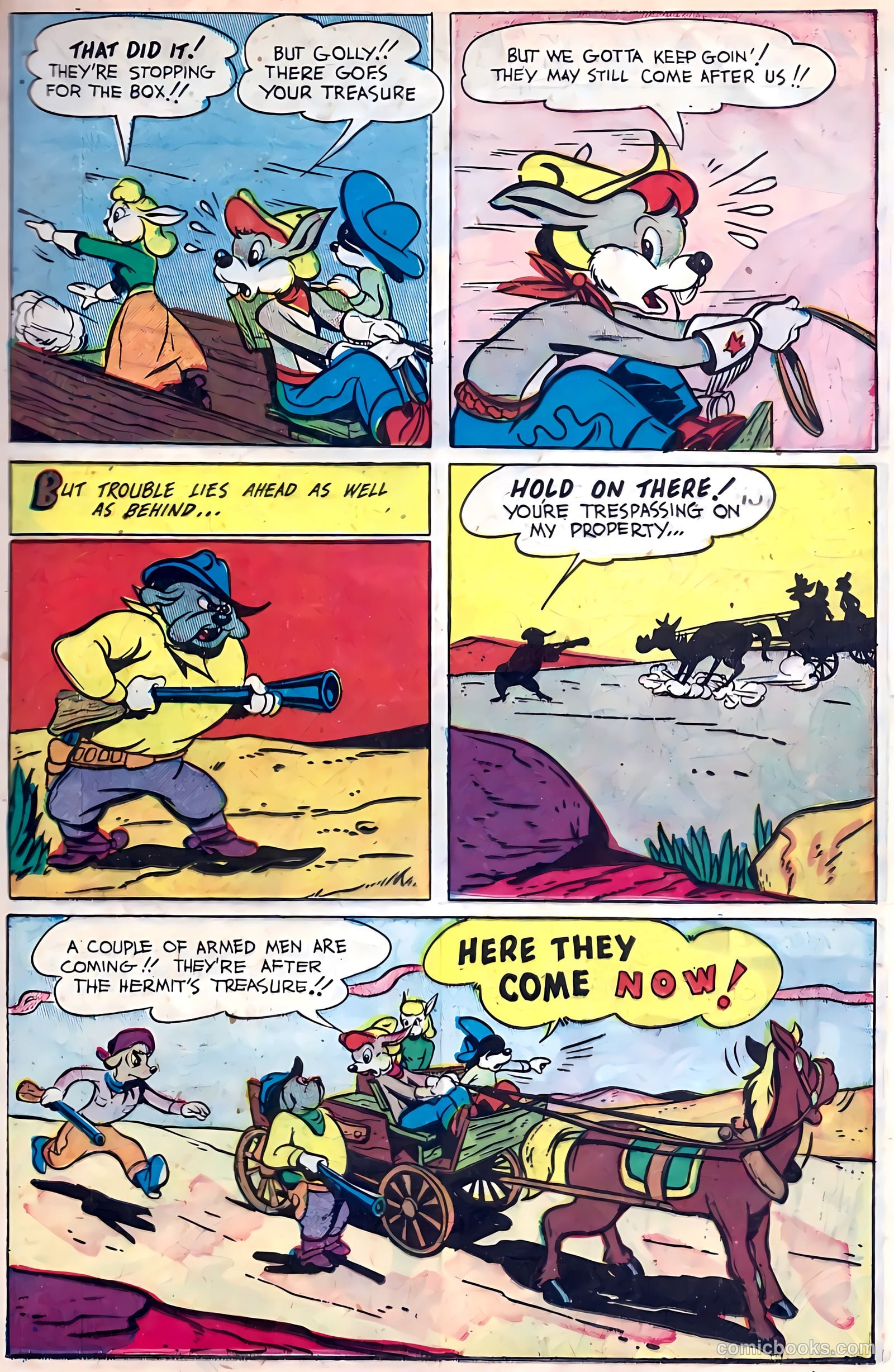 "Red" Rabbit Comics #14 (1950) — page 13 of 36