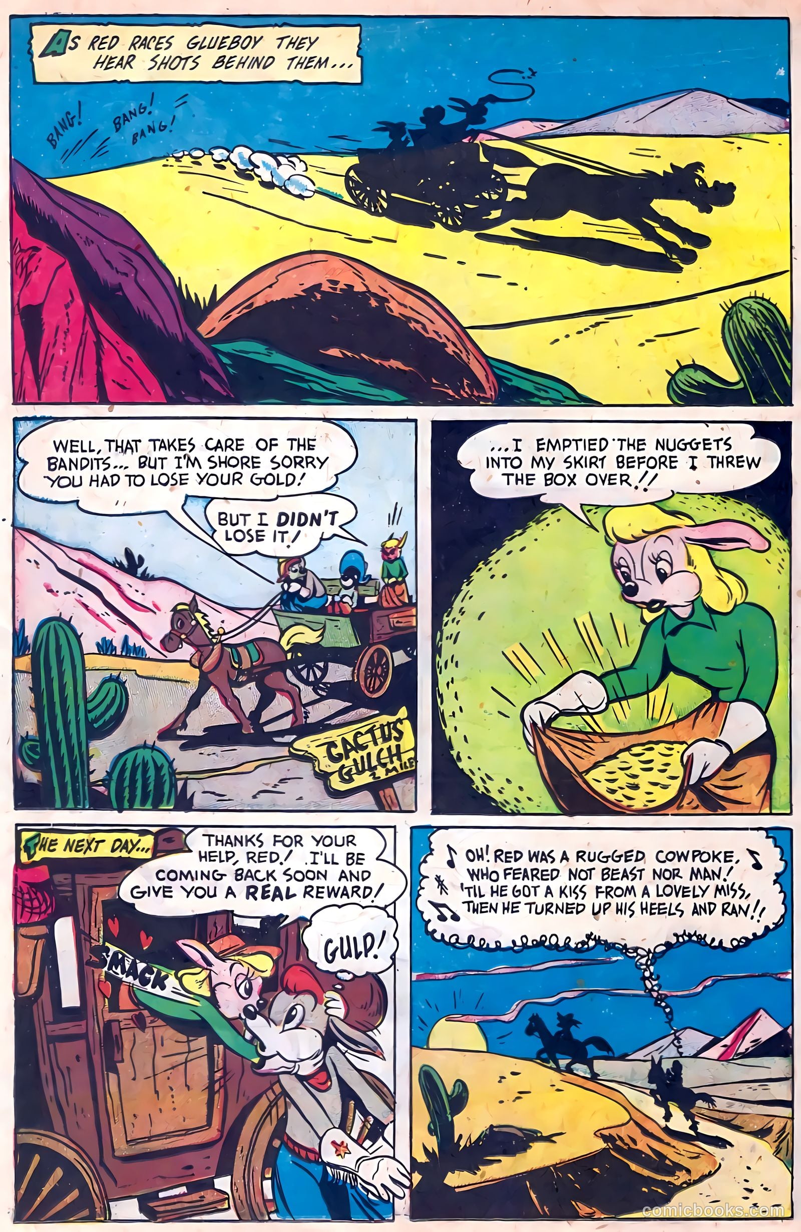"Red" Rabbit Comics #14 (1950) — page 14 of 36