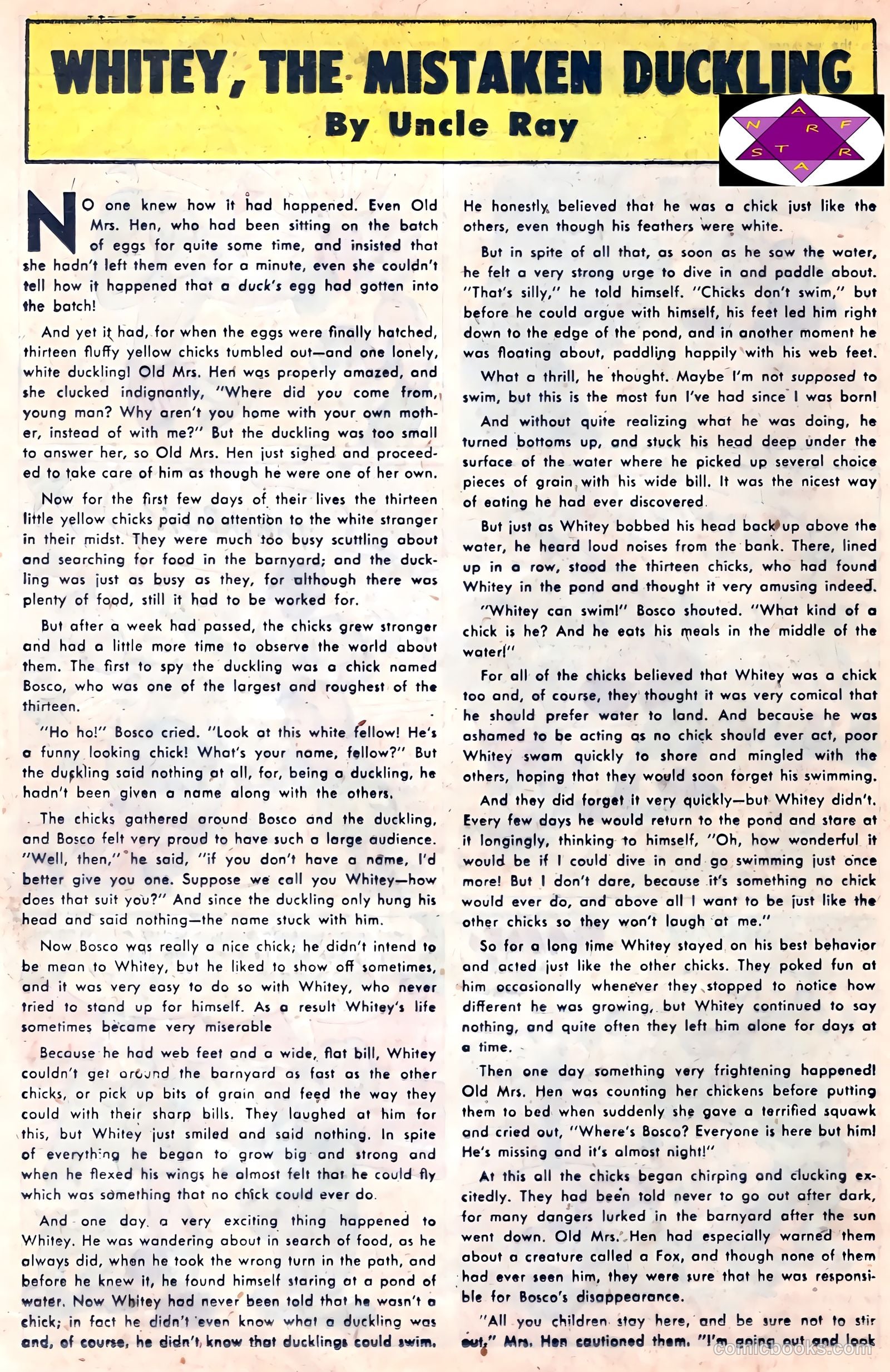 "Red" Rabbit Comics #14 (1950) — page 20 of 36