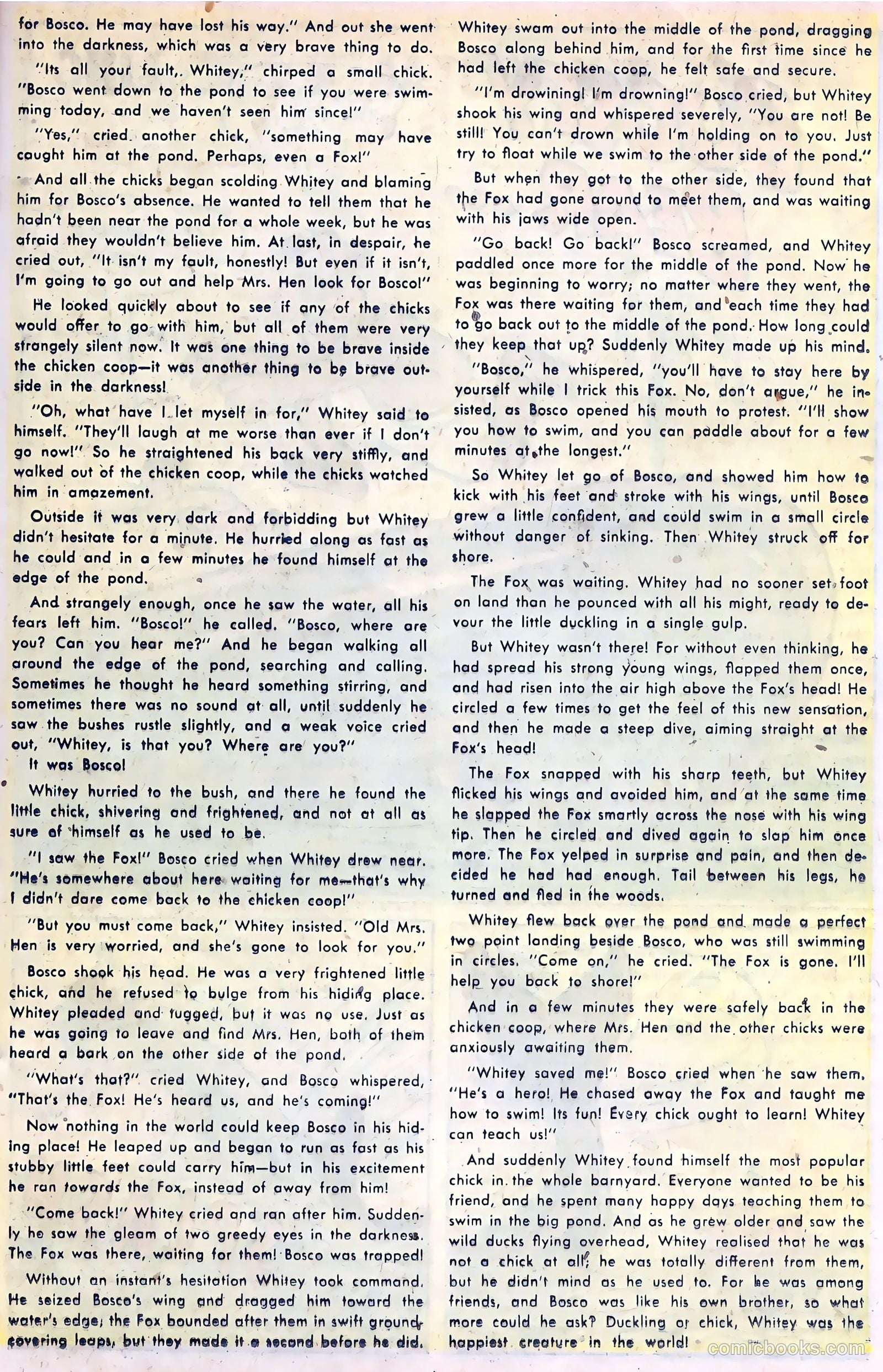 "Red" Rabbit Comics #14 (1950) — page 21 of 36