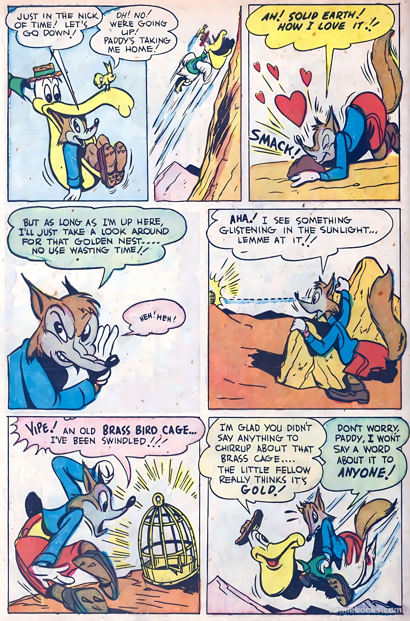 "Red" Rabbit Comics #14 (1950) — page 34 of 36