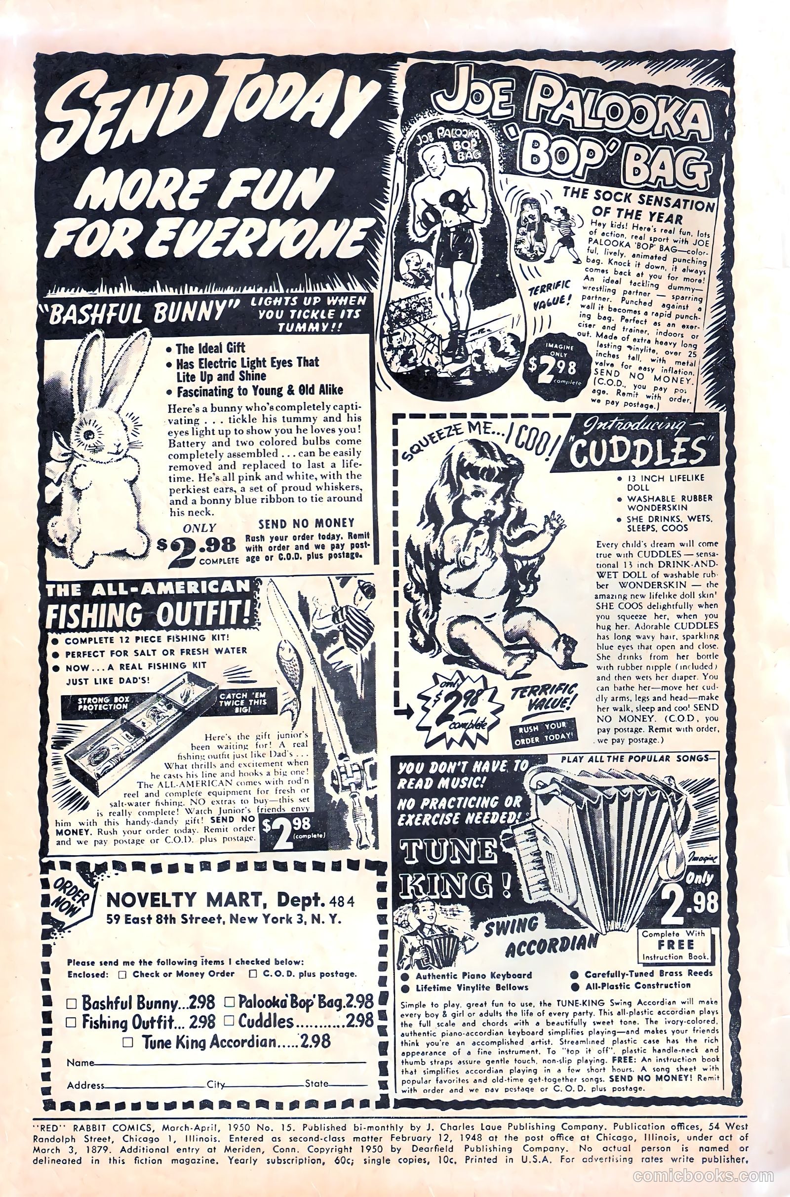 "Red" Rabbit Comics #15 (1950) — page 2 of 52