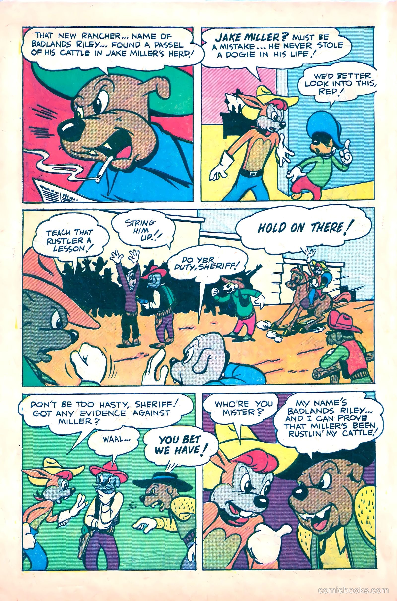 "Red" Rabbit Comics #15 (1950) — page 4 of 52