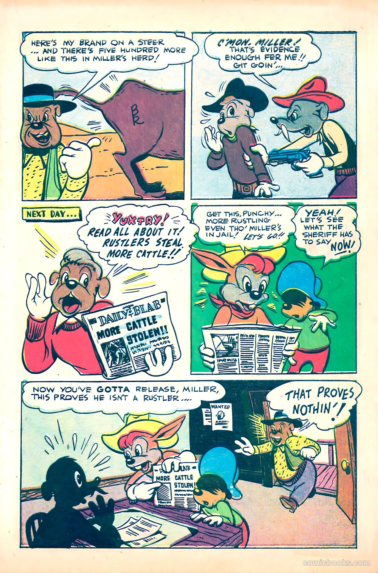"Red" Rabbit Comics #15 (1950) — page 5 of 52
