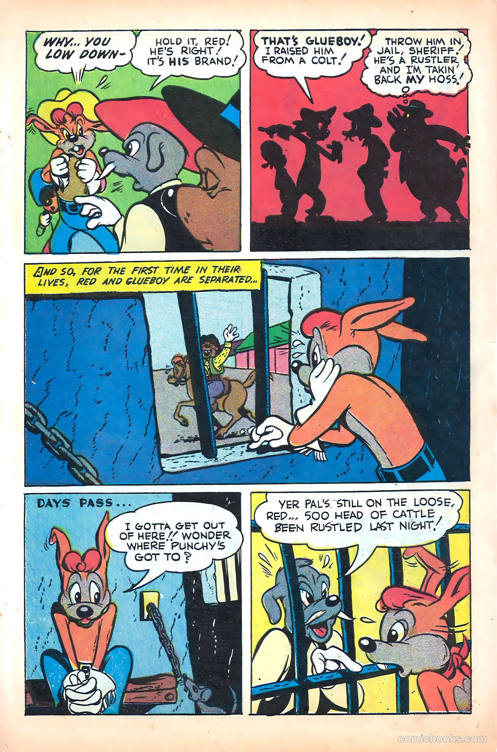 "Red" Rabbit Comics #15 (1950) — page 7 of 52