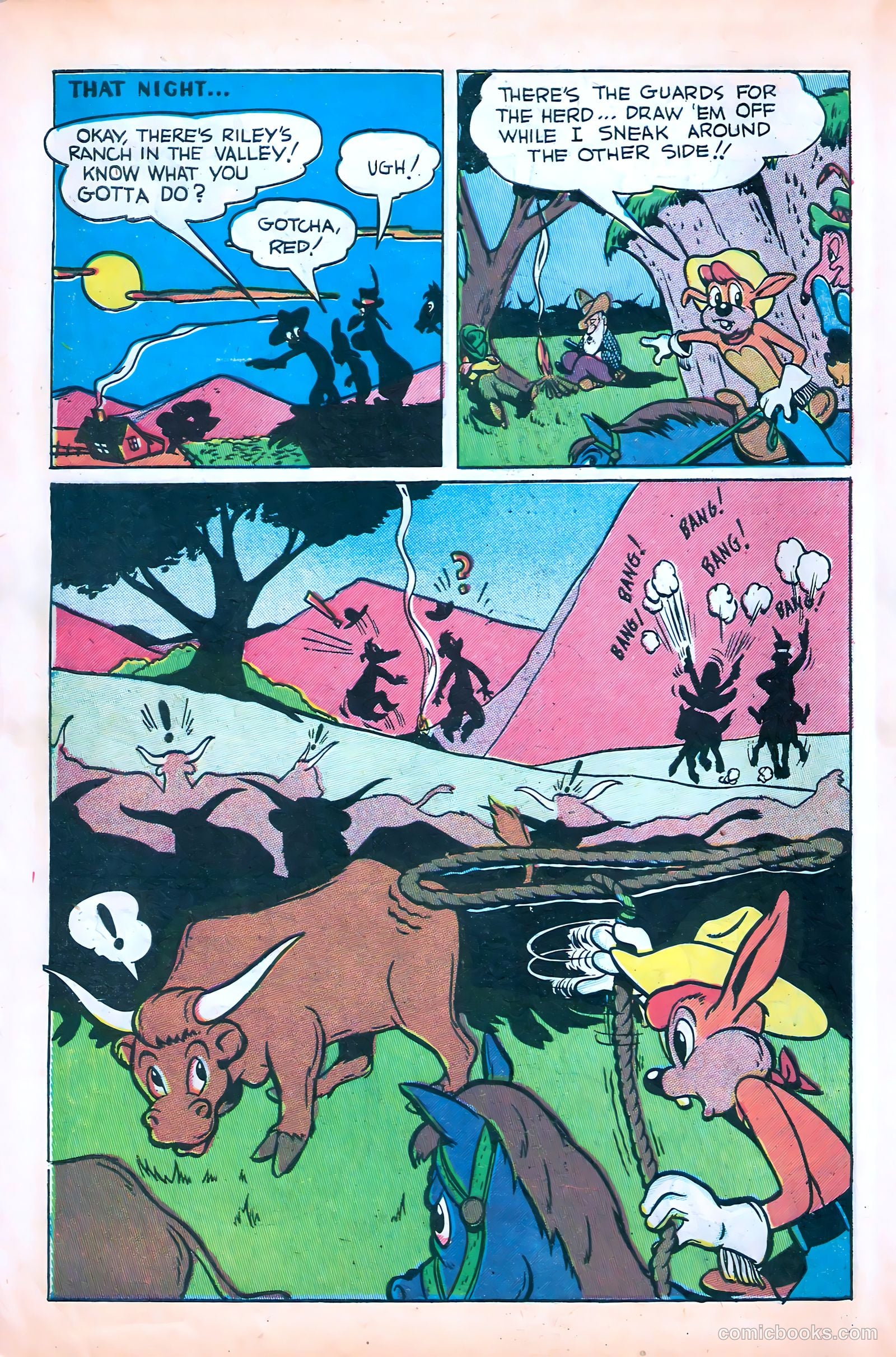 "Red" Rabbit Comics #15 (1950) — page 10 of 52
