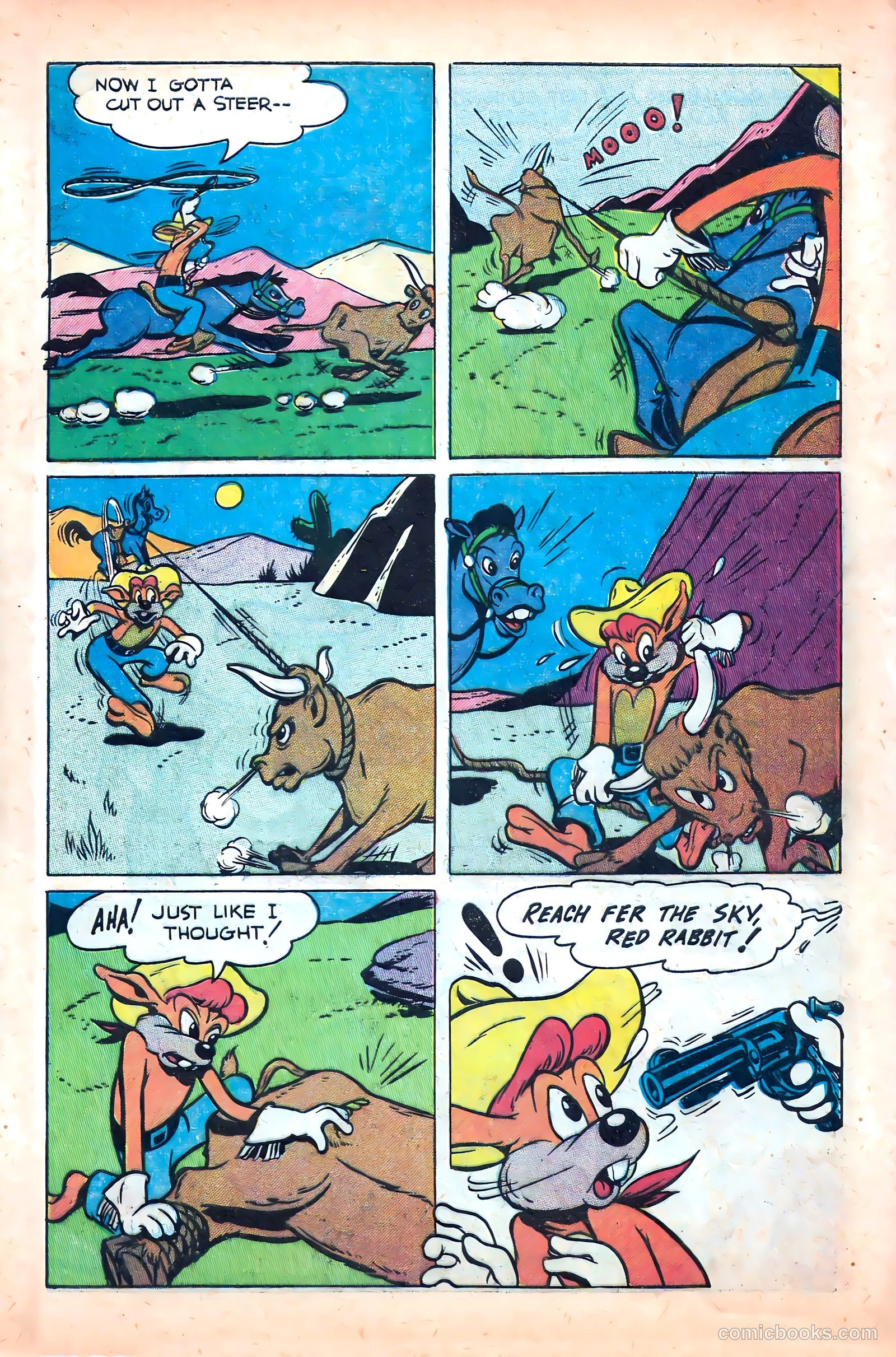 "Red" Rabbit Comics #15 (1950) — page 11 of 52