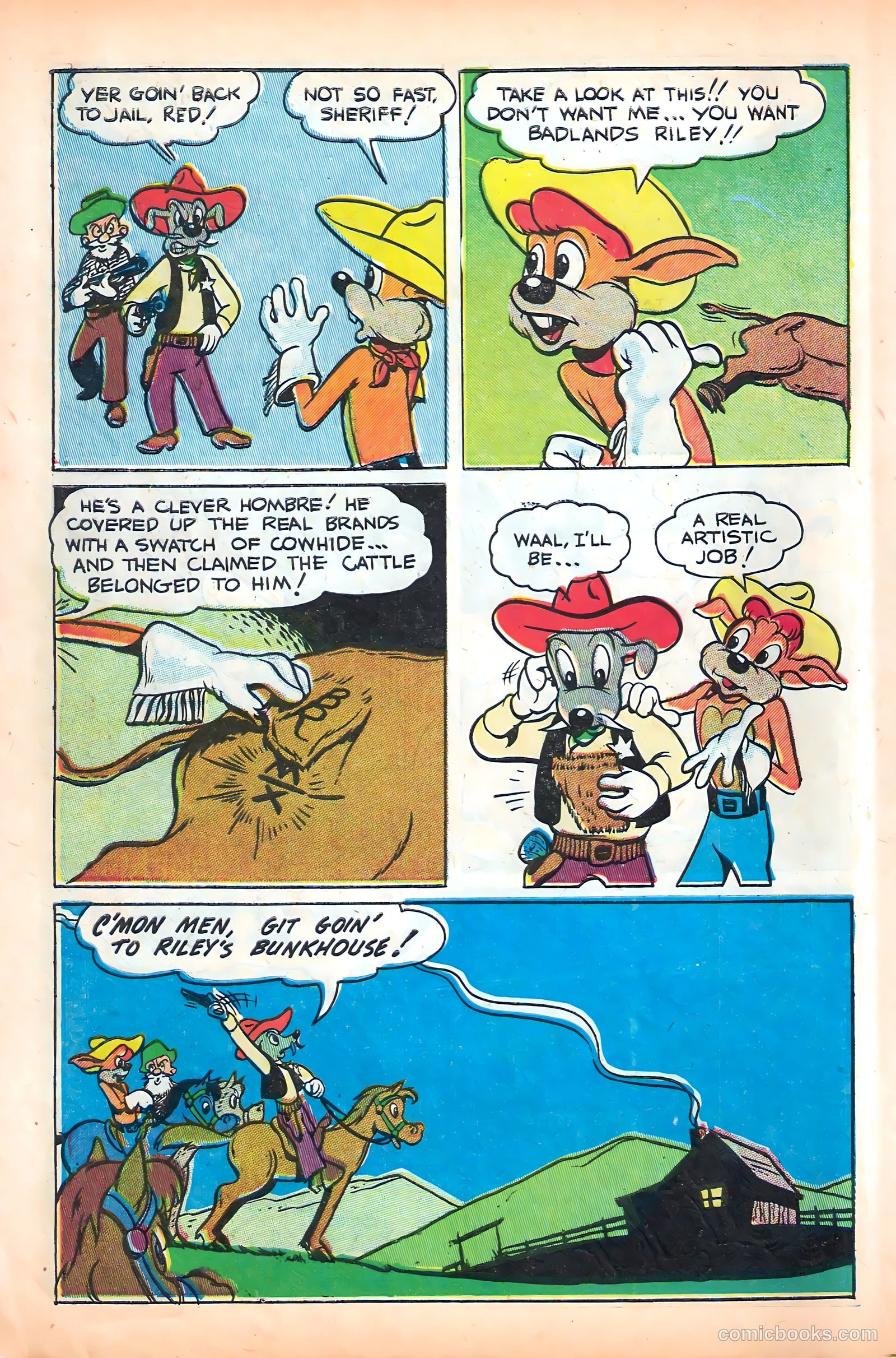 "Red" Rabbit Comics #15 (1950) — page 12 of 52