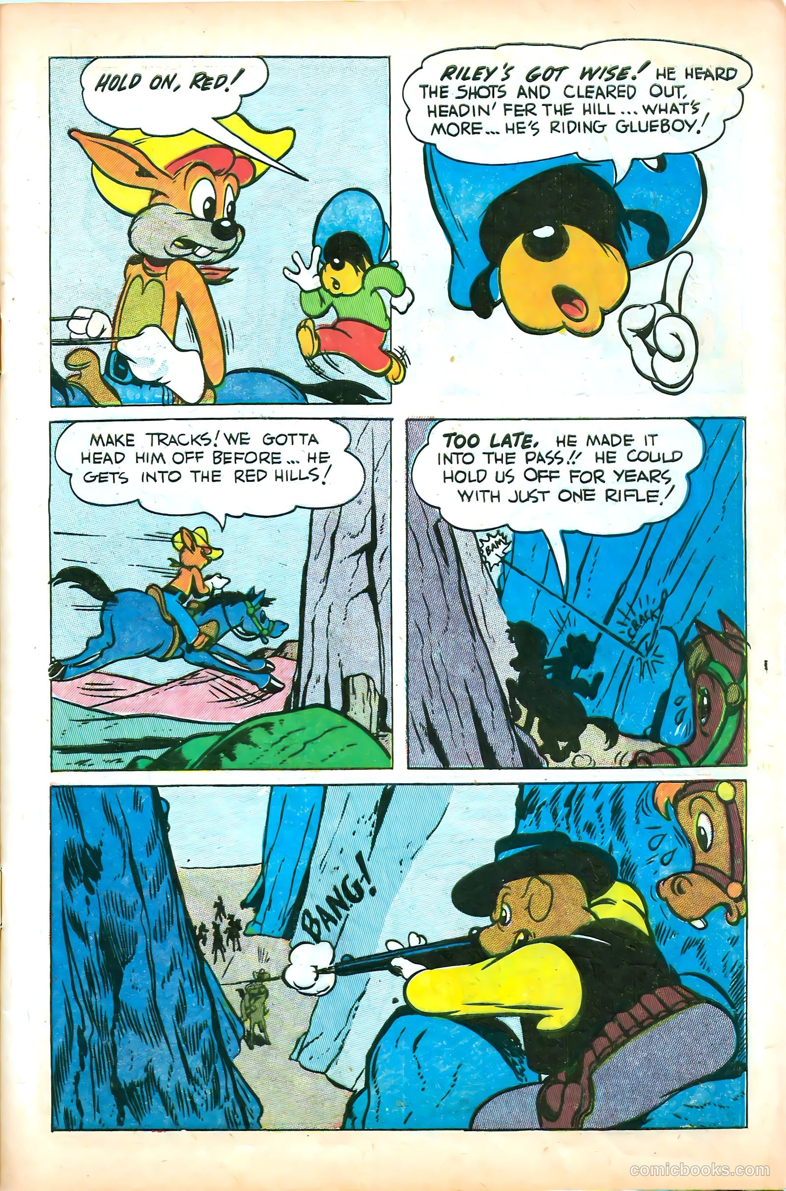 "Red" Rabbit Comics #15 (1950) — page 13 of 52
