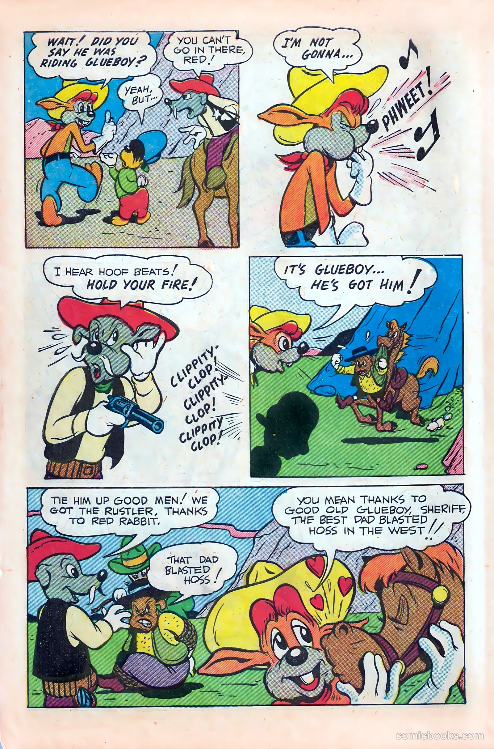 "Red" Rabbit Comics #15 (1950) — page 14 of 52