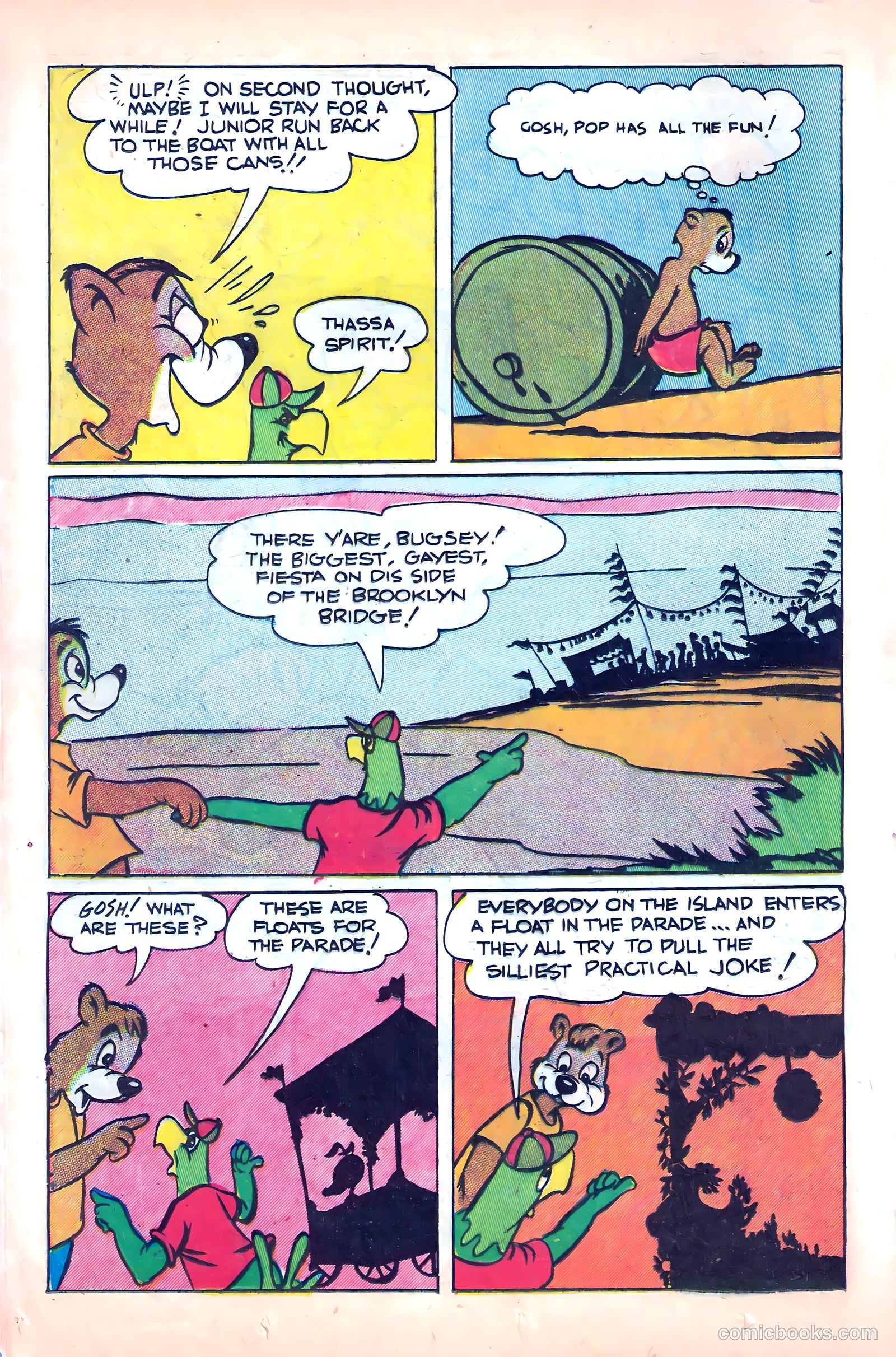 "Red" Rabbit Comics #15 (1950) — page 16 of 52