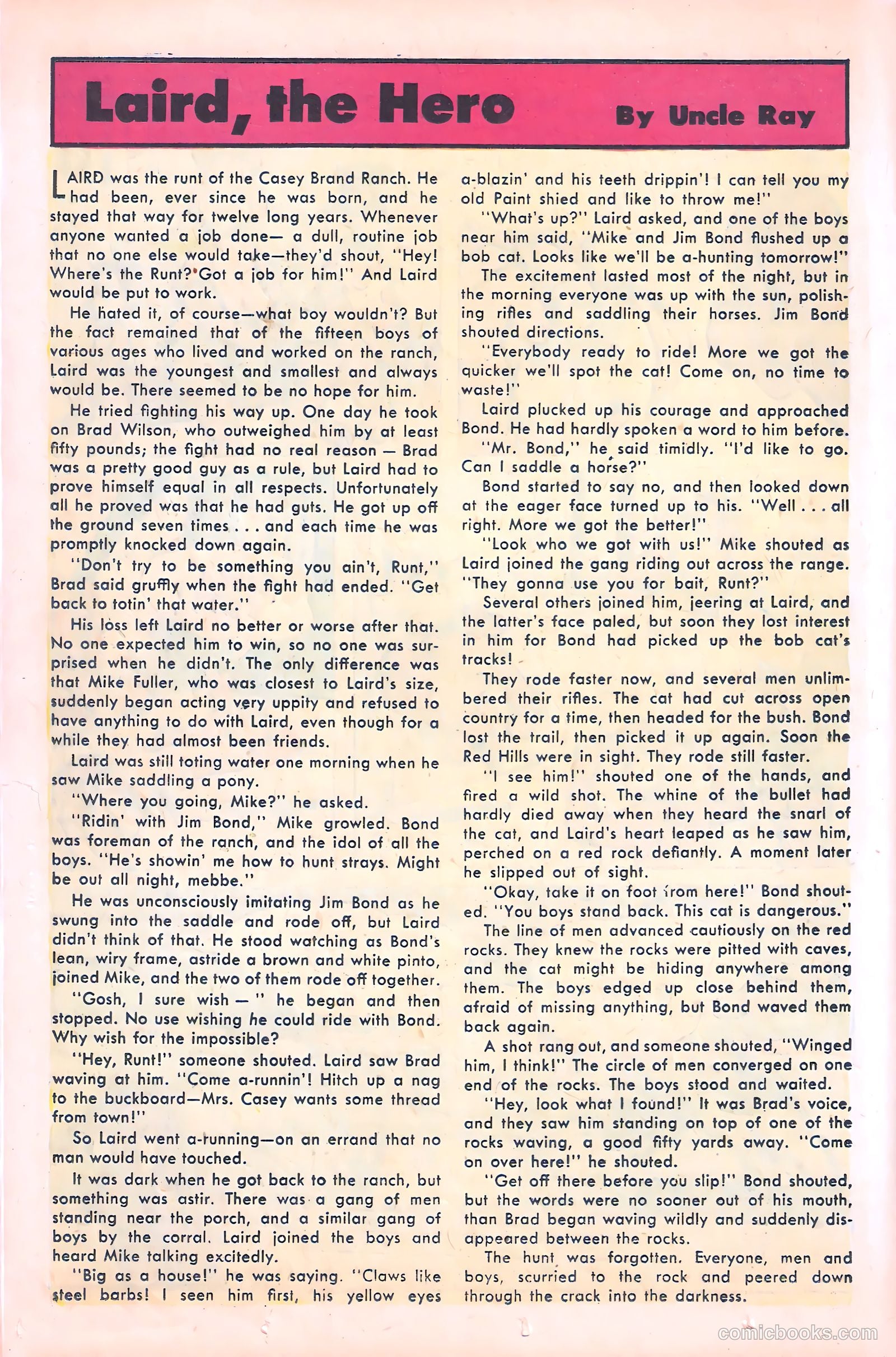 "Red" Rabbit Comics #15 (1950) — page 22 of 52