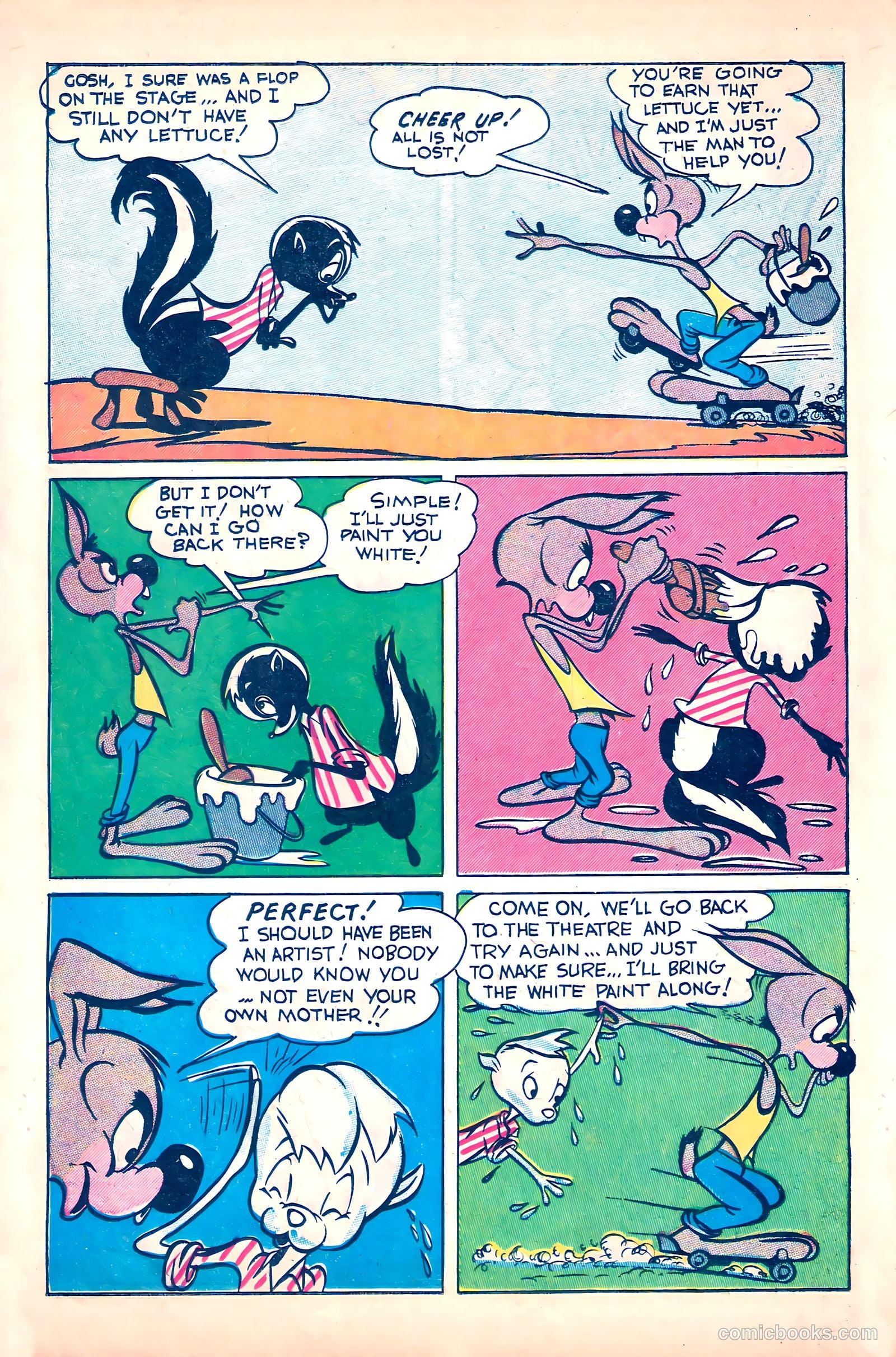 "Red" Rabbit Comics #15 (1950) — page 34 of 52