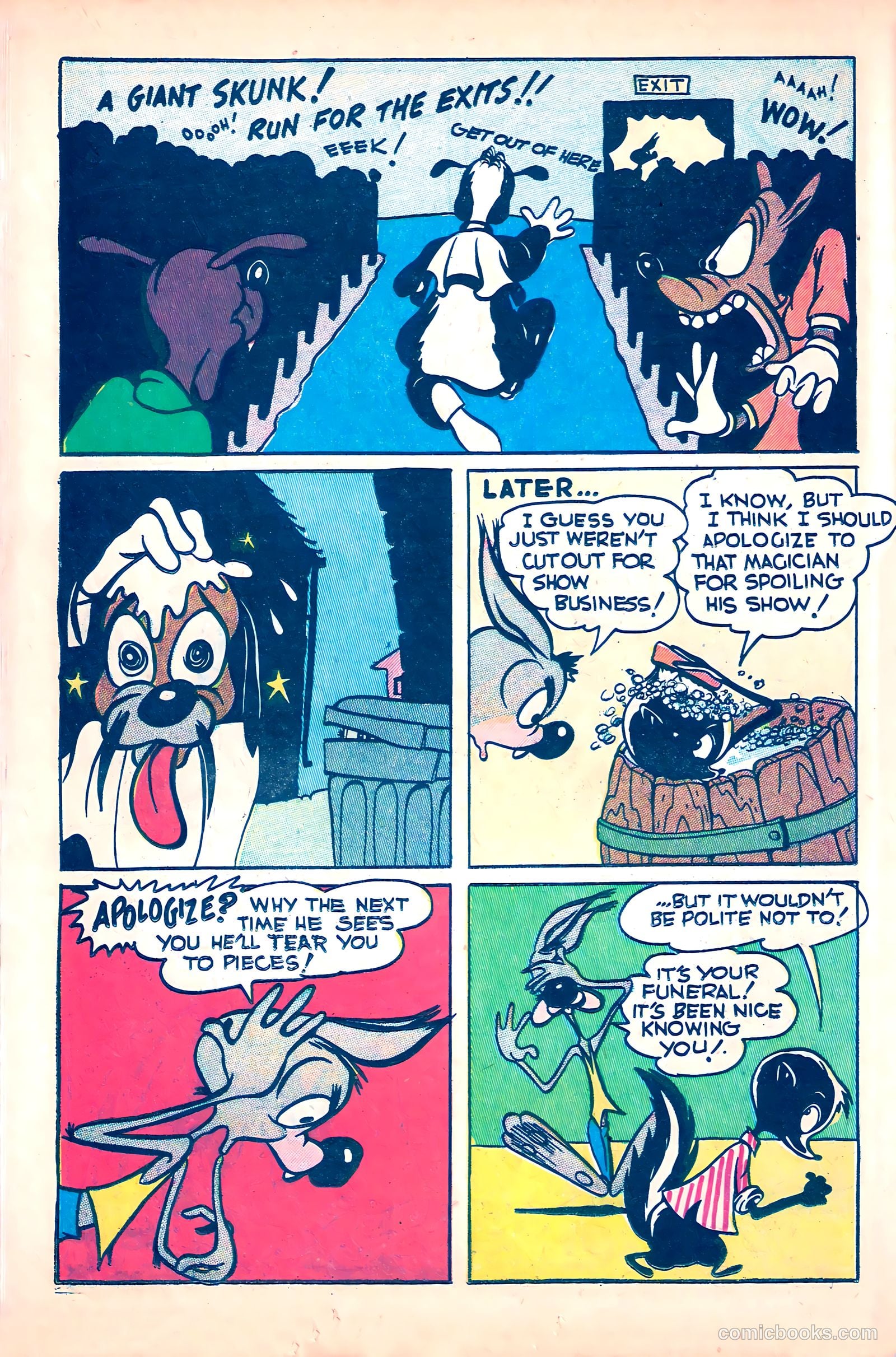 "Red" Rabbit Comics #15 (1950) — page 36 of 52