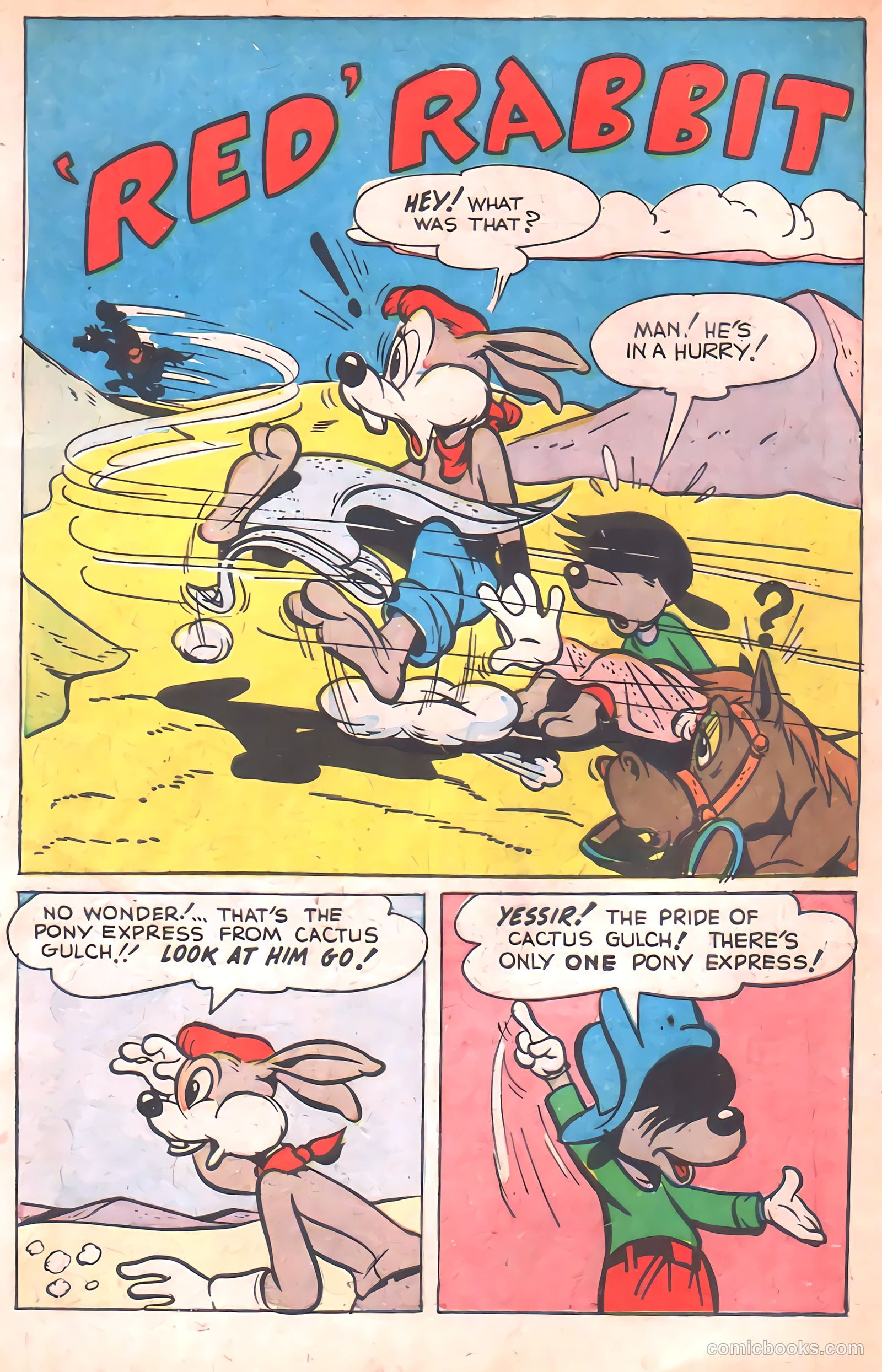 "Red" Rabbit Comics #16 (1950) — page 3 of 52