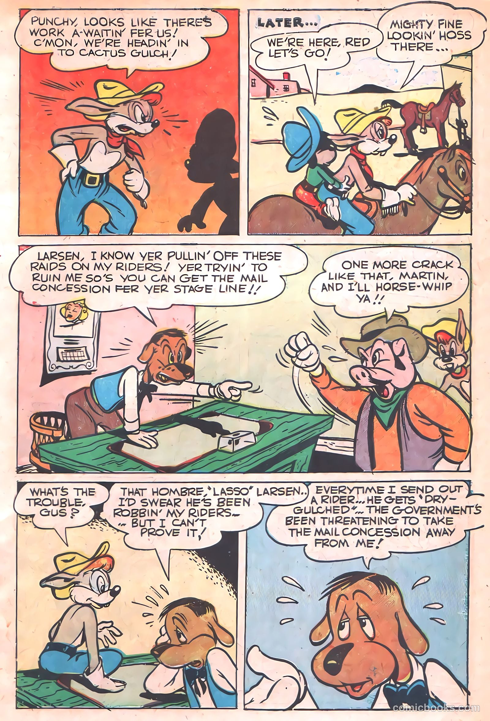 "Red" Rabbit Comics #16 (1950) — page 5 of 52