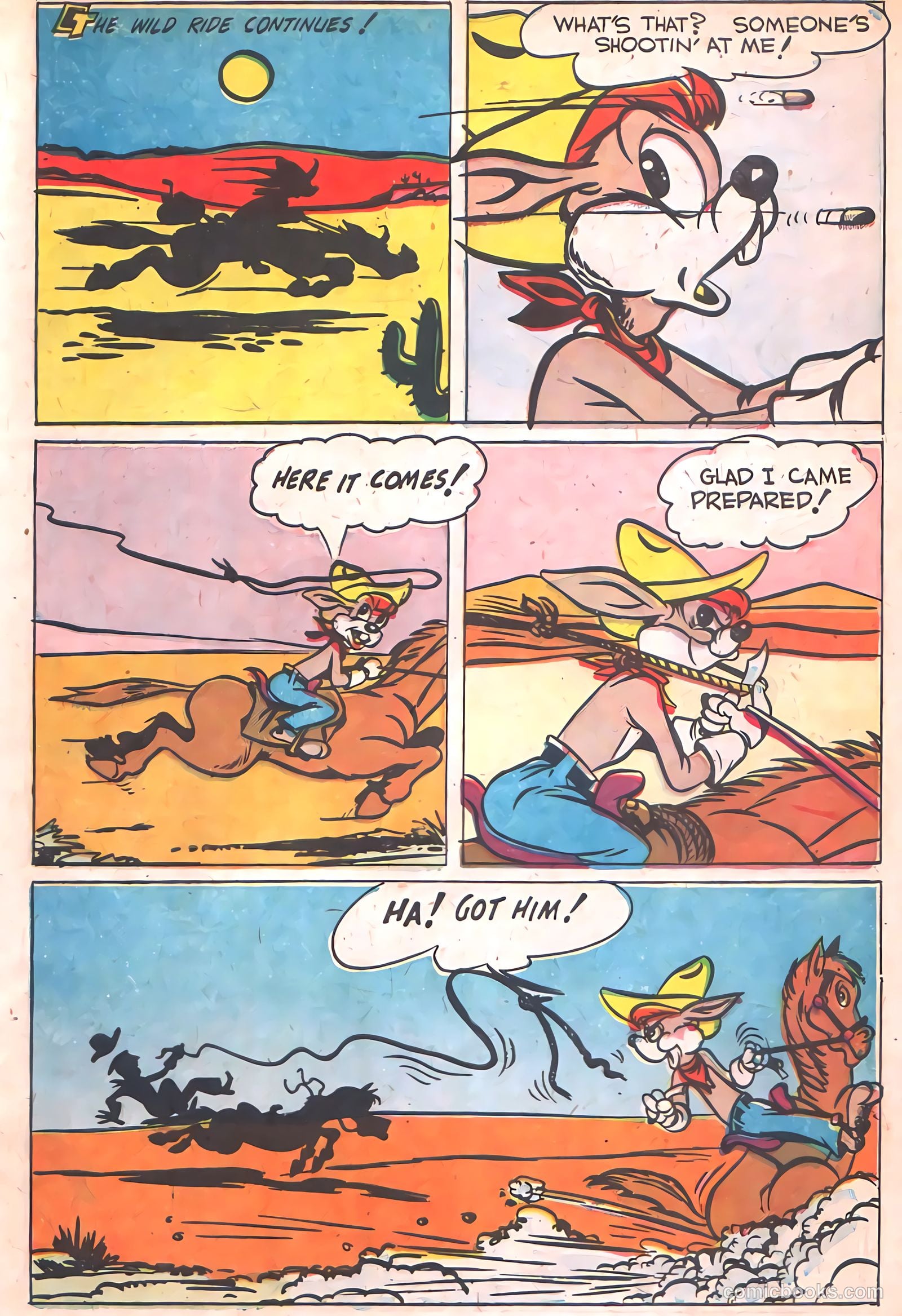 "Red" Rabbit Comics #16 (1950) — page 7 of 52