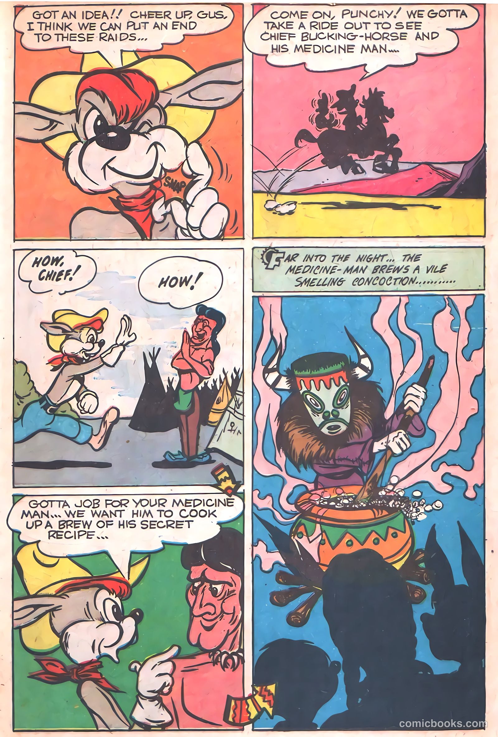 "Red" Rabbit Comics #16 (1950) — page 9 of 52