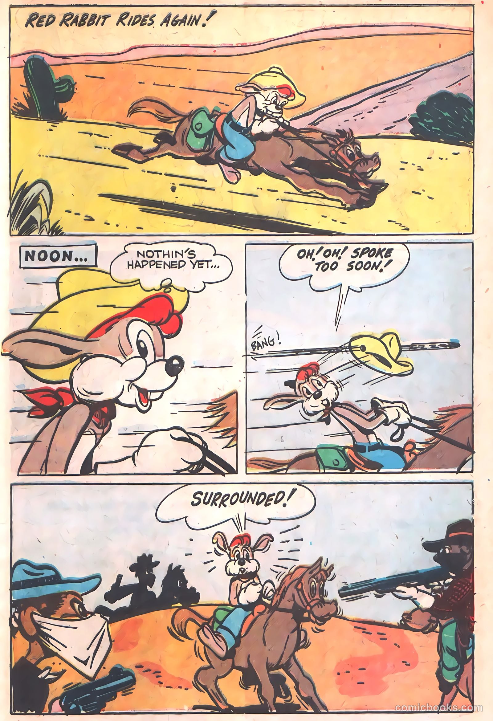 "Red" Rabbit Comics #16 (1950) — page 11 of 52