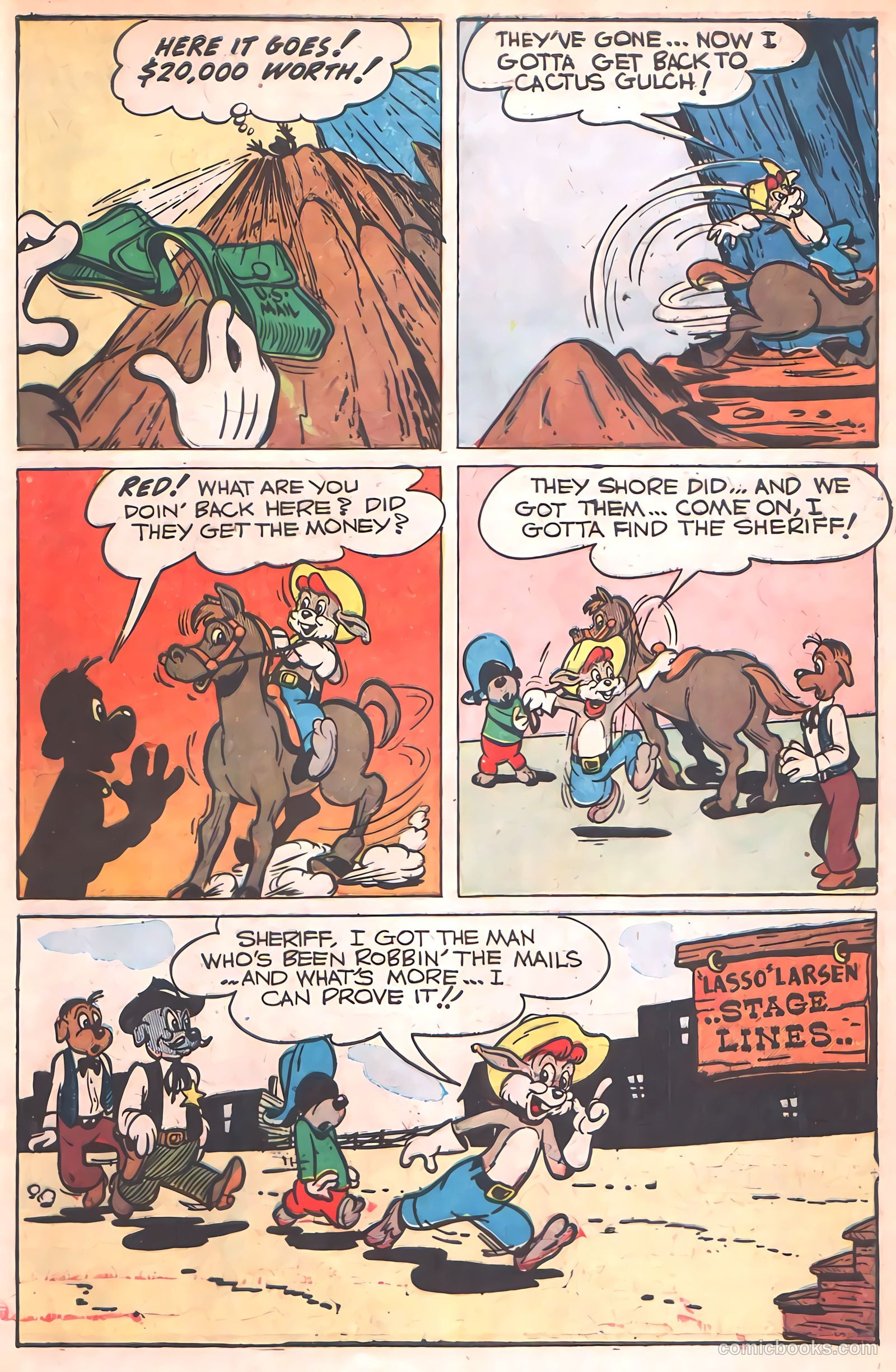 "Red" Rabbit Comics #16 (1950) — page 13 of 52