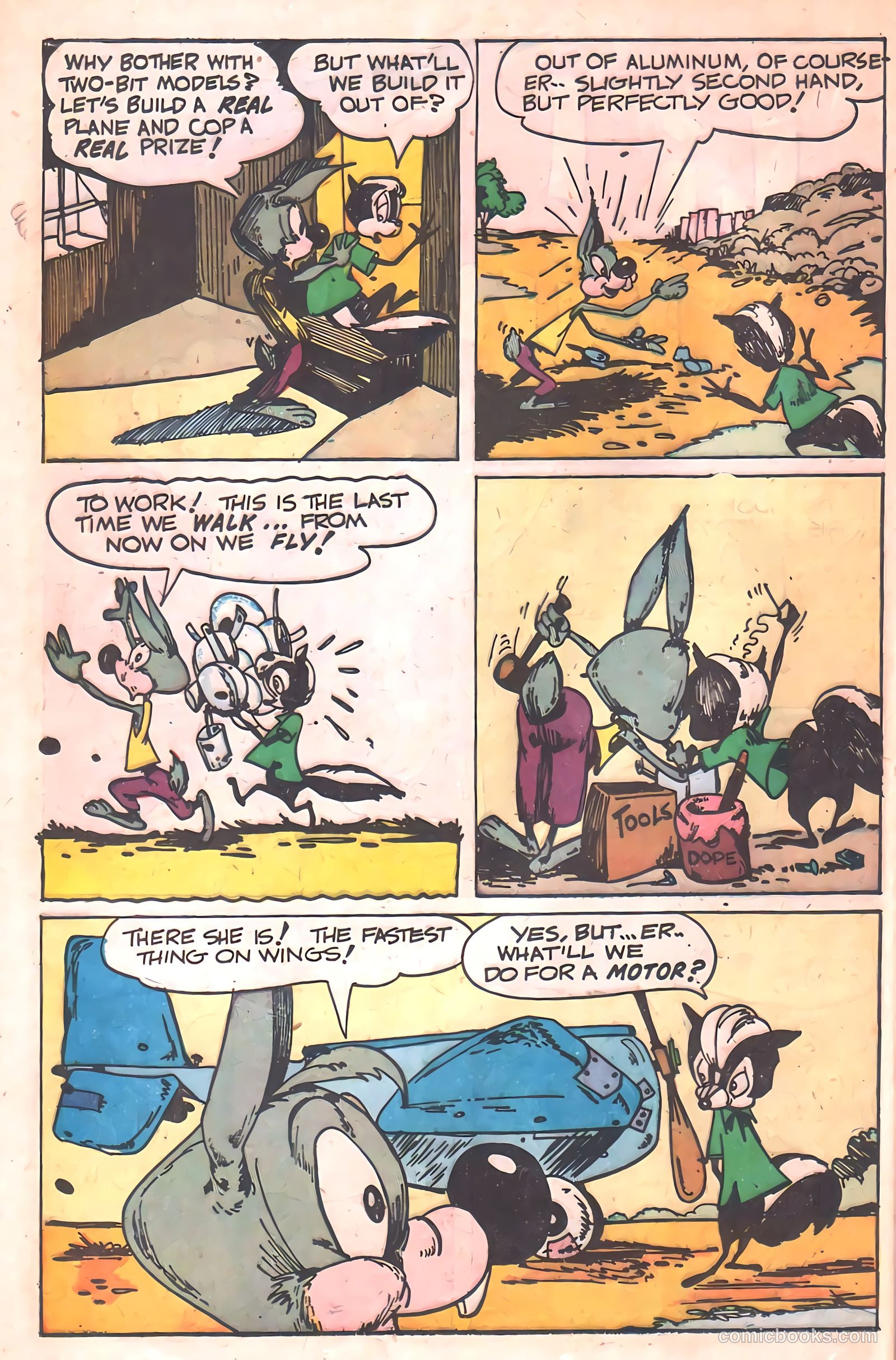 "Red" Rabbit Comics #16 (1950) — page 32 of 52