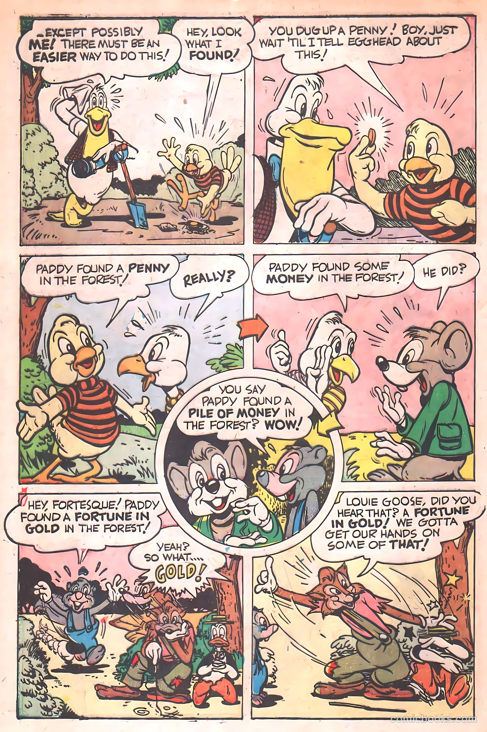 "Red" Rabbit Comics #16 (1950) — page 40 of 52