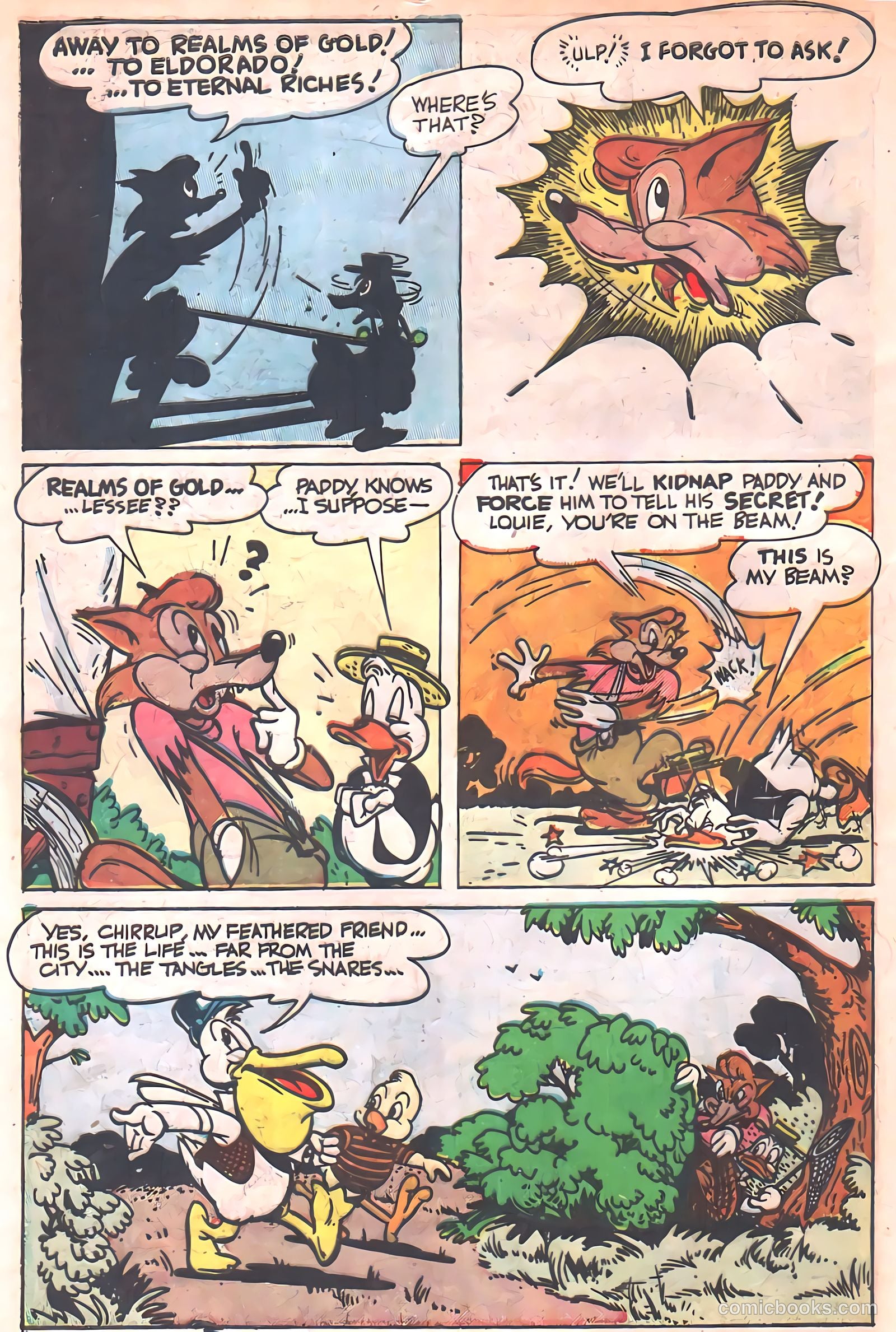 "Red" Rabbit Comics #16 (1950) — page 42 of 52