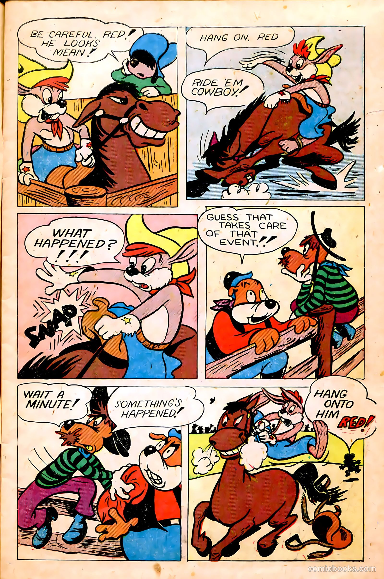 "Red" Rabbit Comics #17 (1950) — page 5 of 52