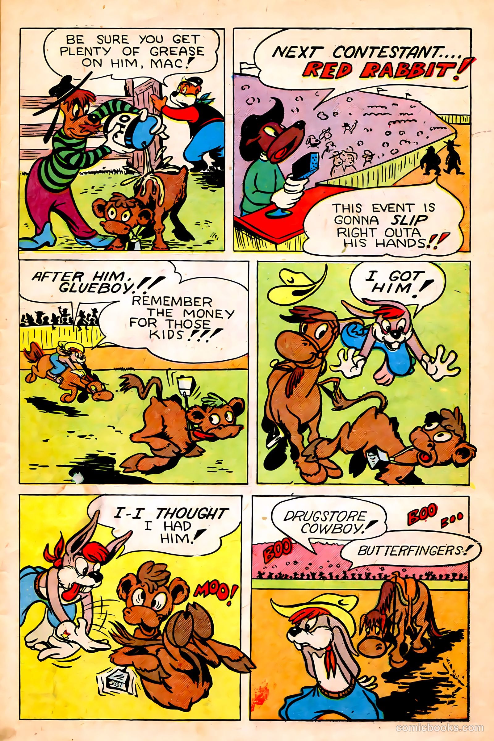 "Red" Rabbit Comics #17 (1950) — page 7 of 52