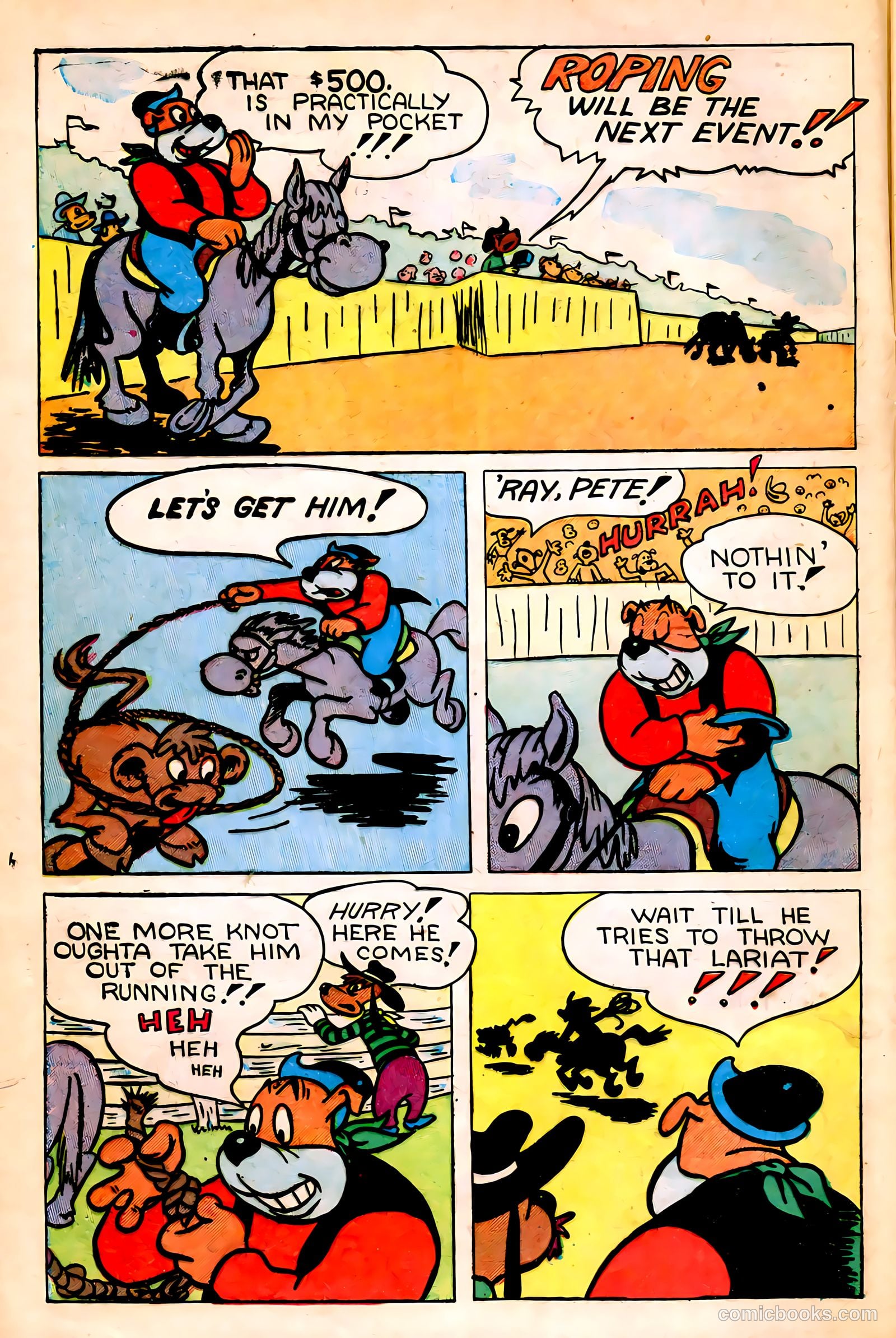 "Red" Rabbit Comics #17 (1950) — page 8 of 52