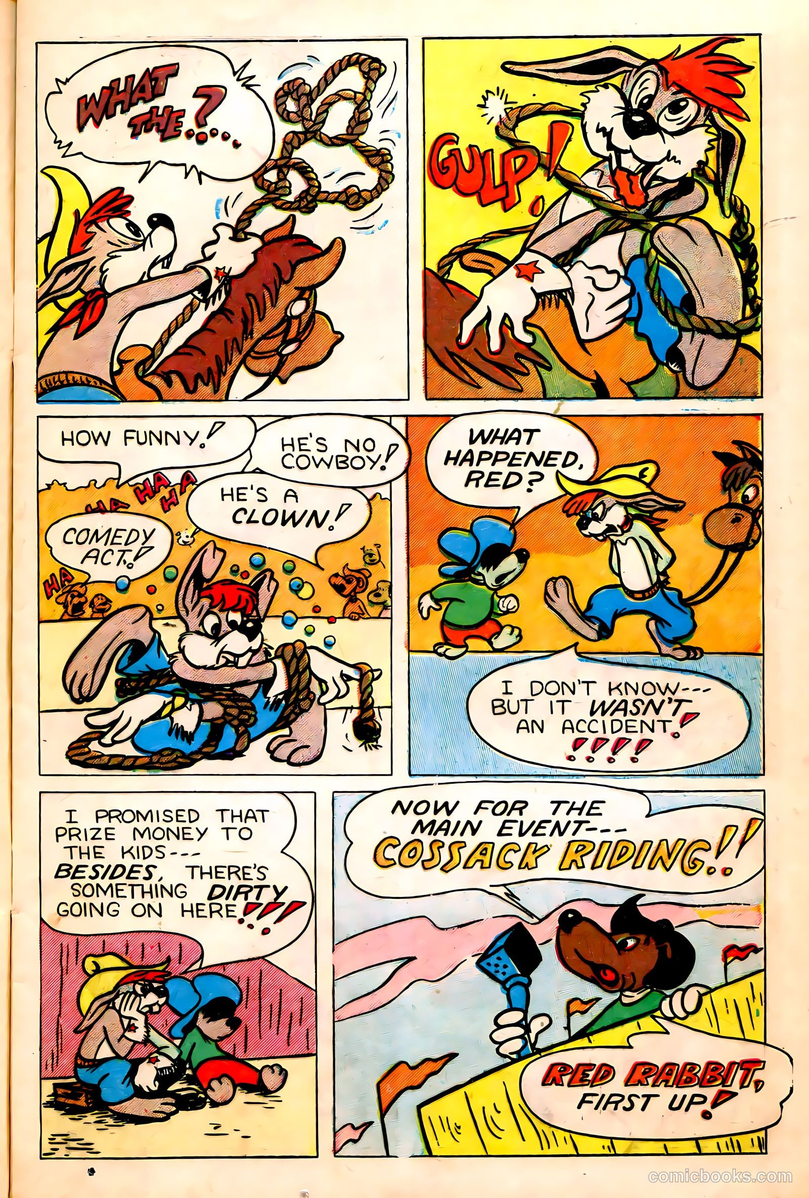 "Red" Rabbit Comics #17 (1950) — page 9 of 52