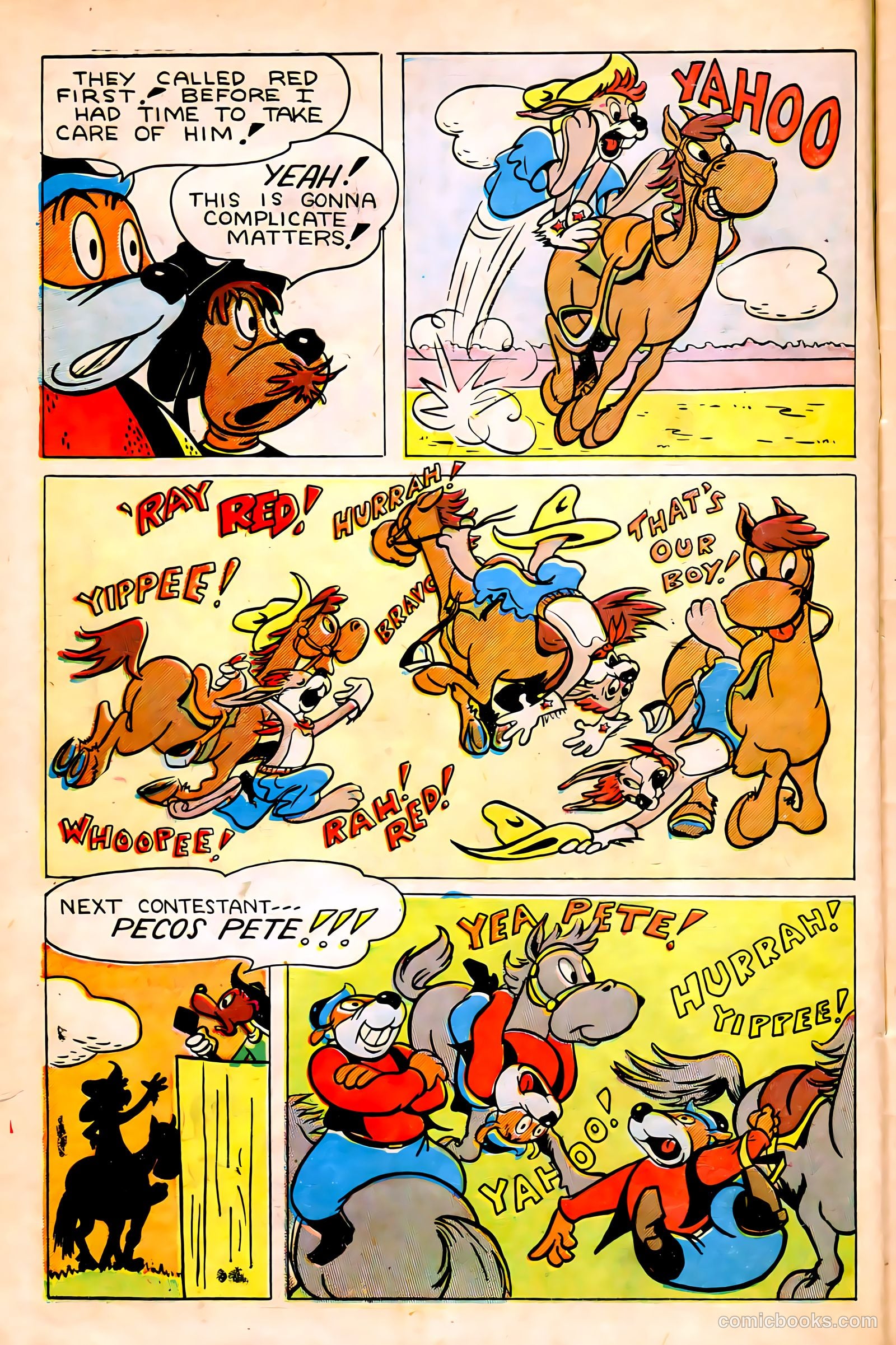 "Red" Rabbit Comics #17 (1950) — page 10 of 52