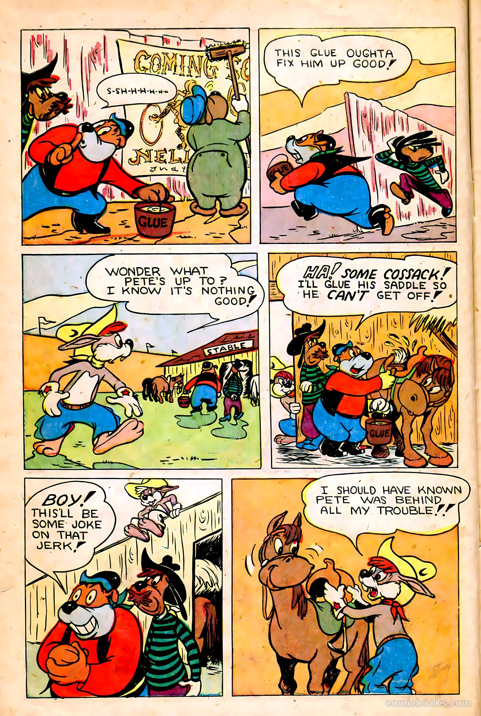 "Red" Rabbit Comics #17 (1950) — page 12 of 52