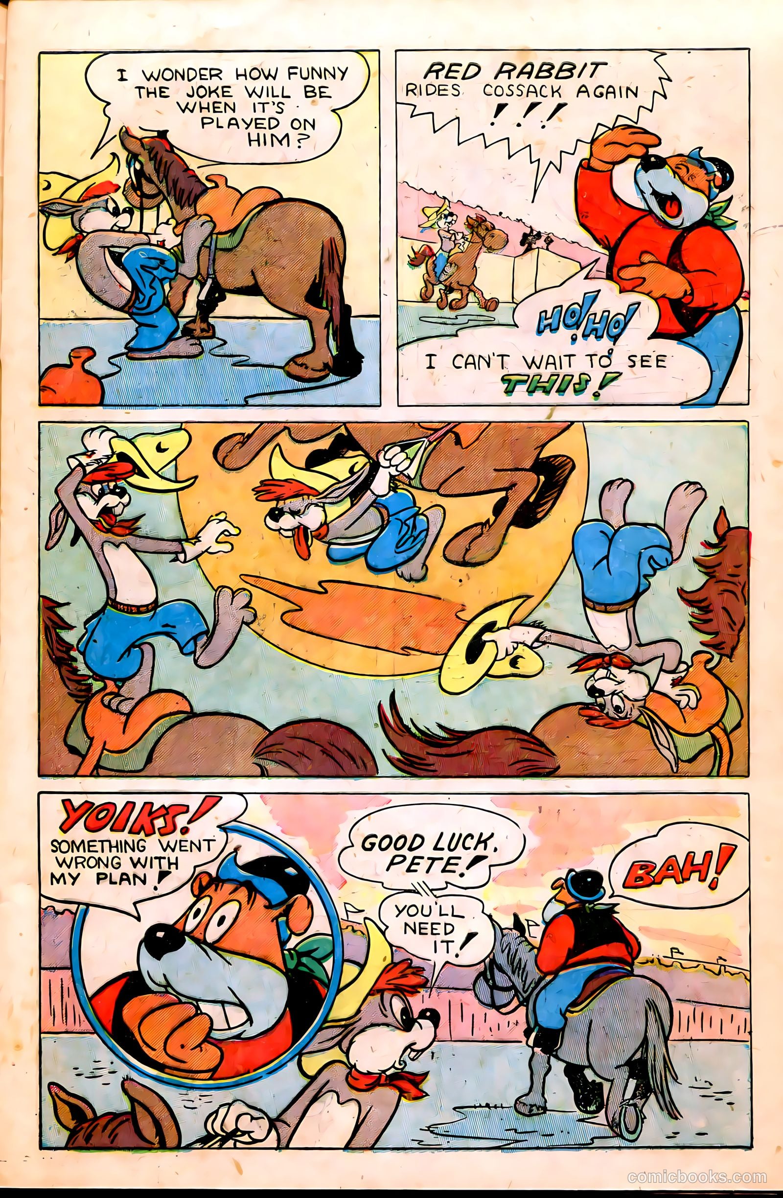 "Red" Rabbit Comics #17 (1950) — page 13 of 52
