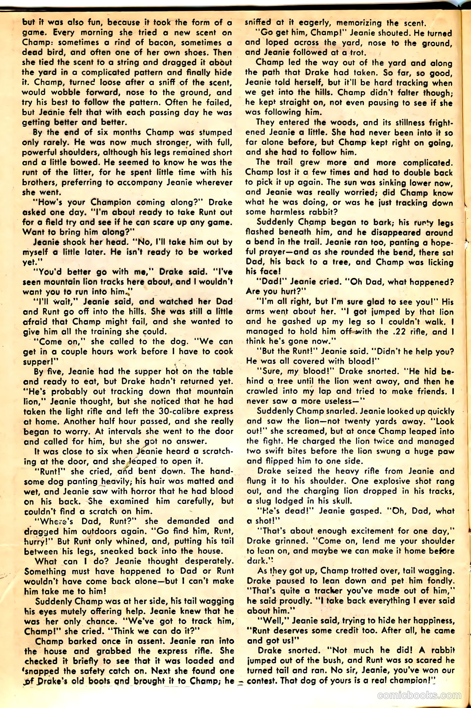 "Red" Rabbit Comics #17 (1950) — page 20 of 52