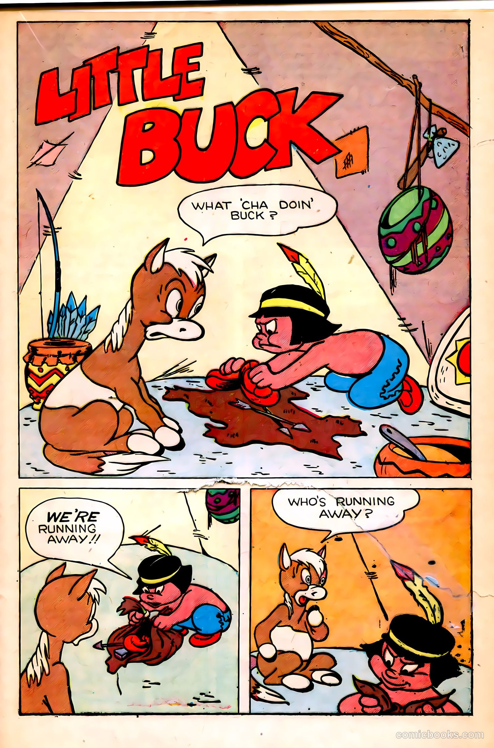 "Red" Rabbit Comics #17 (1950) — page 21 of 52