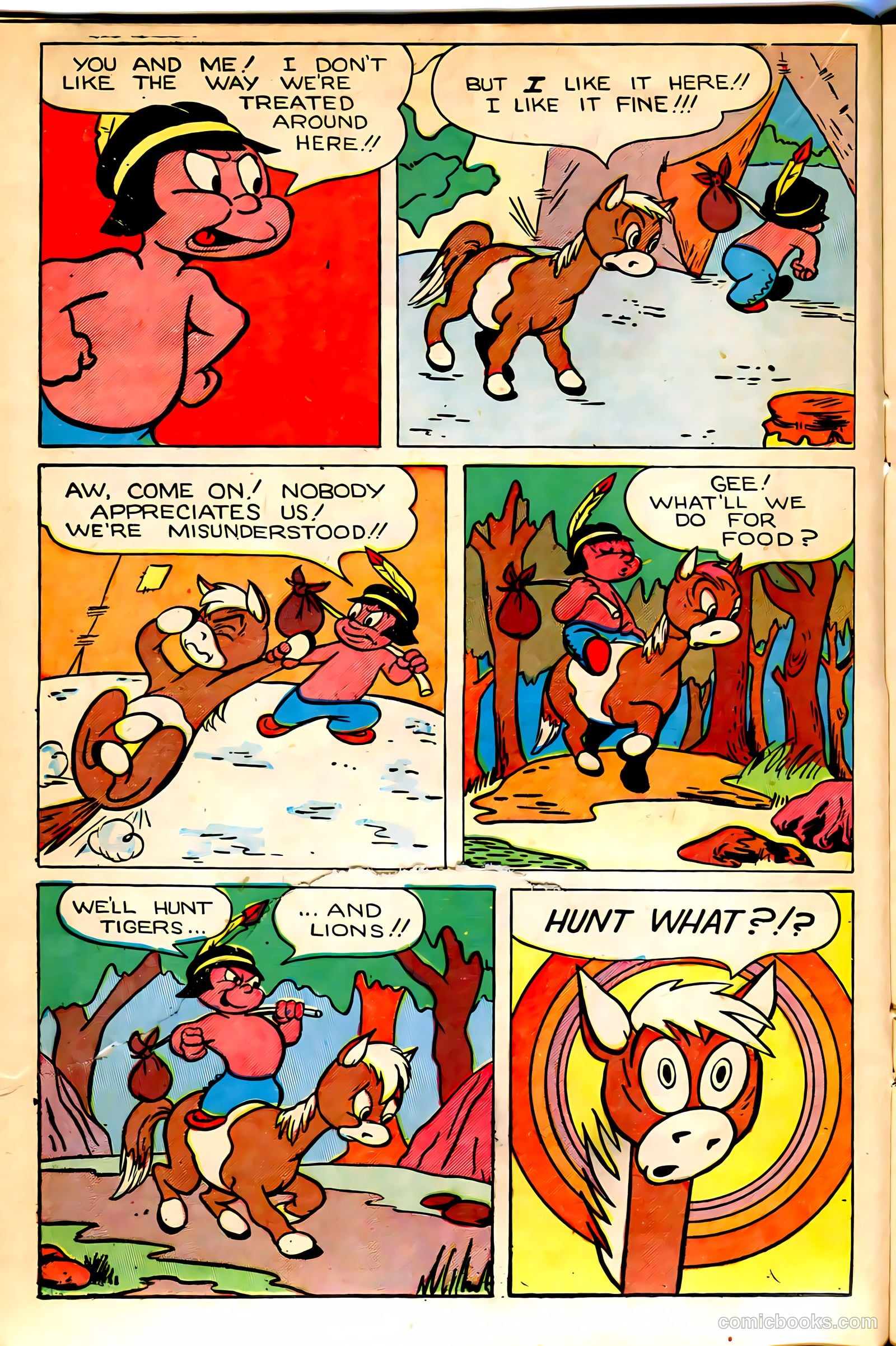 "Red" Rabbit Comics #17 (1950) — page 22 of 52