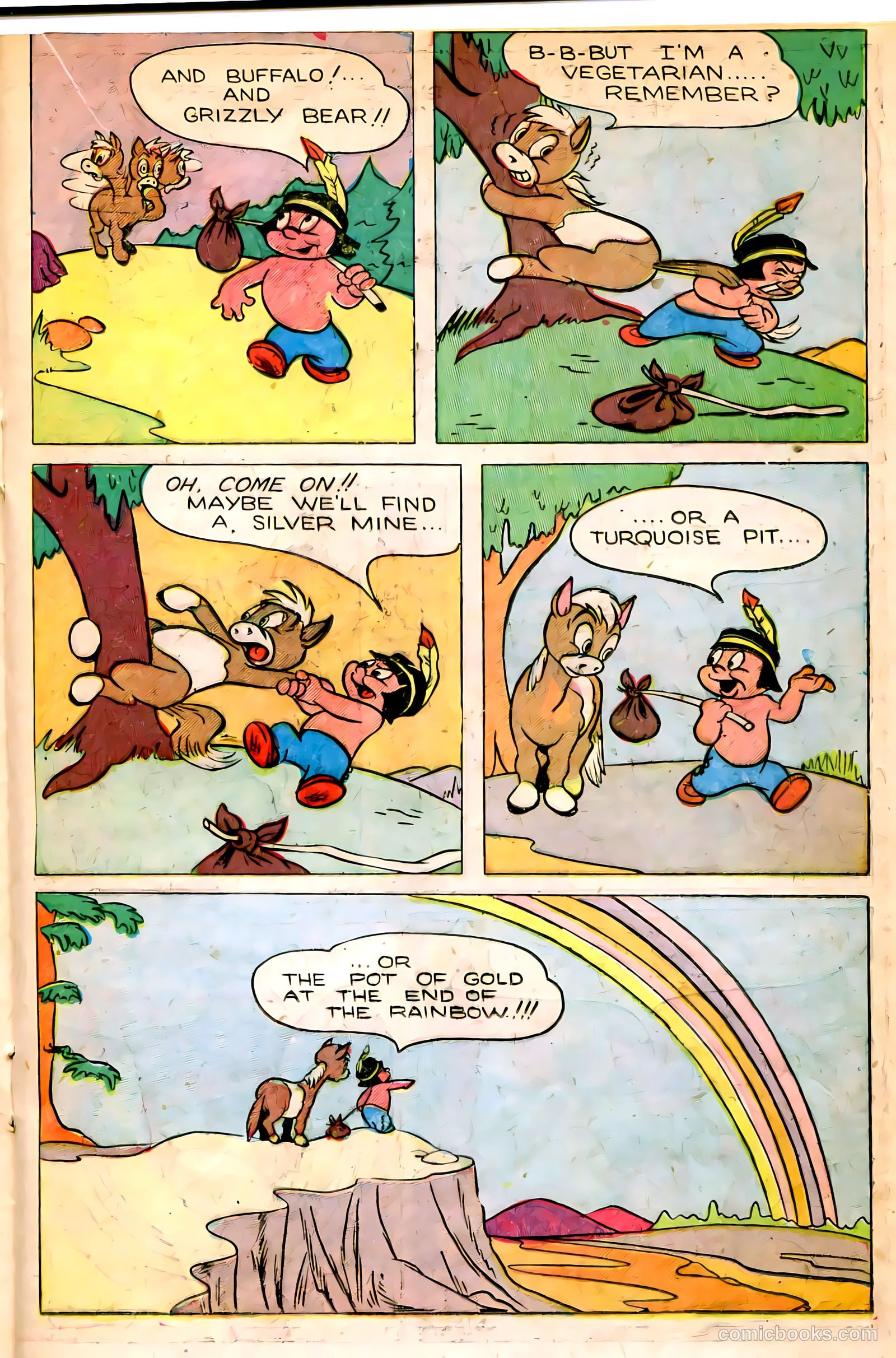 "Red" Rabbit Comics #17 (1950) — page 23 of 52