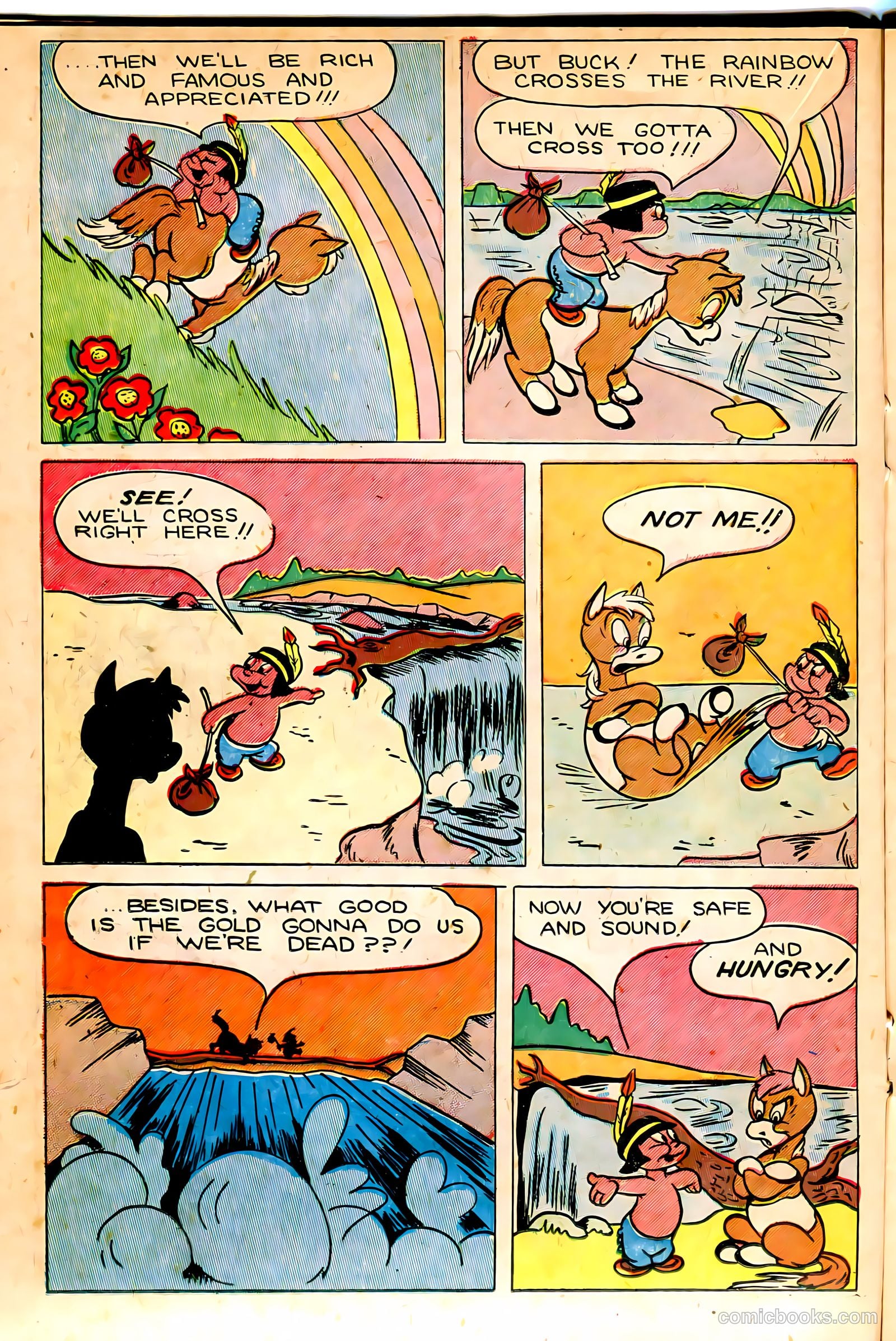 "Red" Rabbit Comics #17 (1950) — page 24 of 52