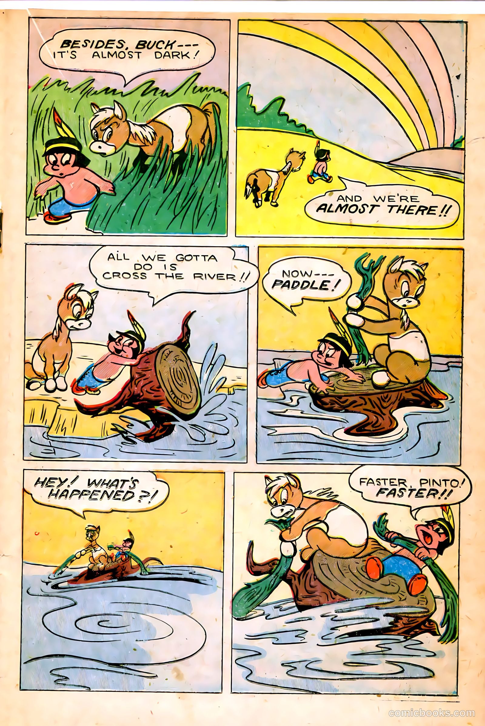 "Red" Rabbit Comics #17 (1950) — page 27 of 52