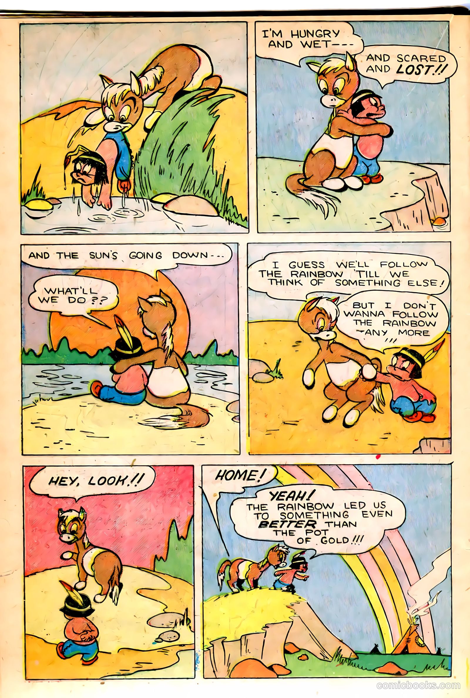 "Red" Rabbit Comics #17 (1950) — page 28 of 52