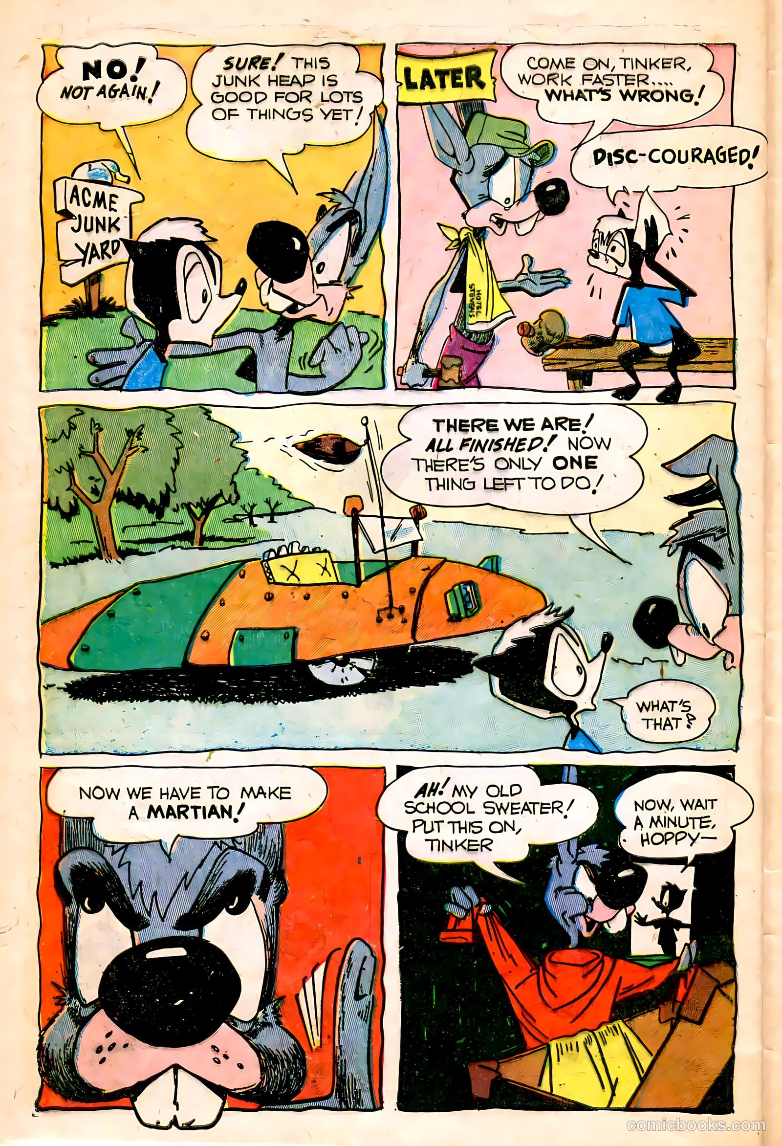 "Red" Rabbit Comics #17 (1950) — page 42 of 52