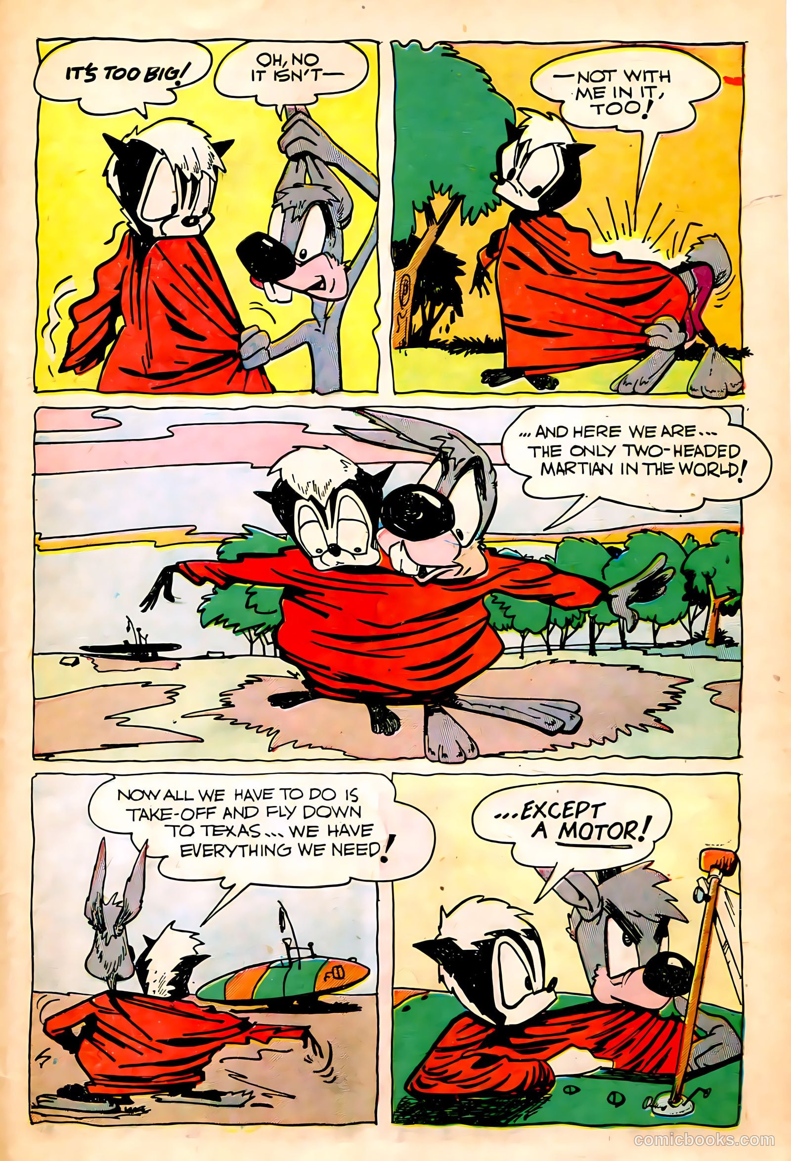 "Red" Rabbit Comics #17 (1950) — page 43 of 52