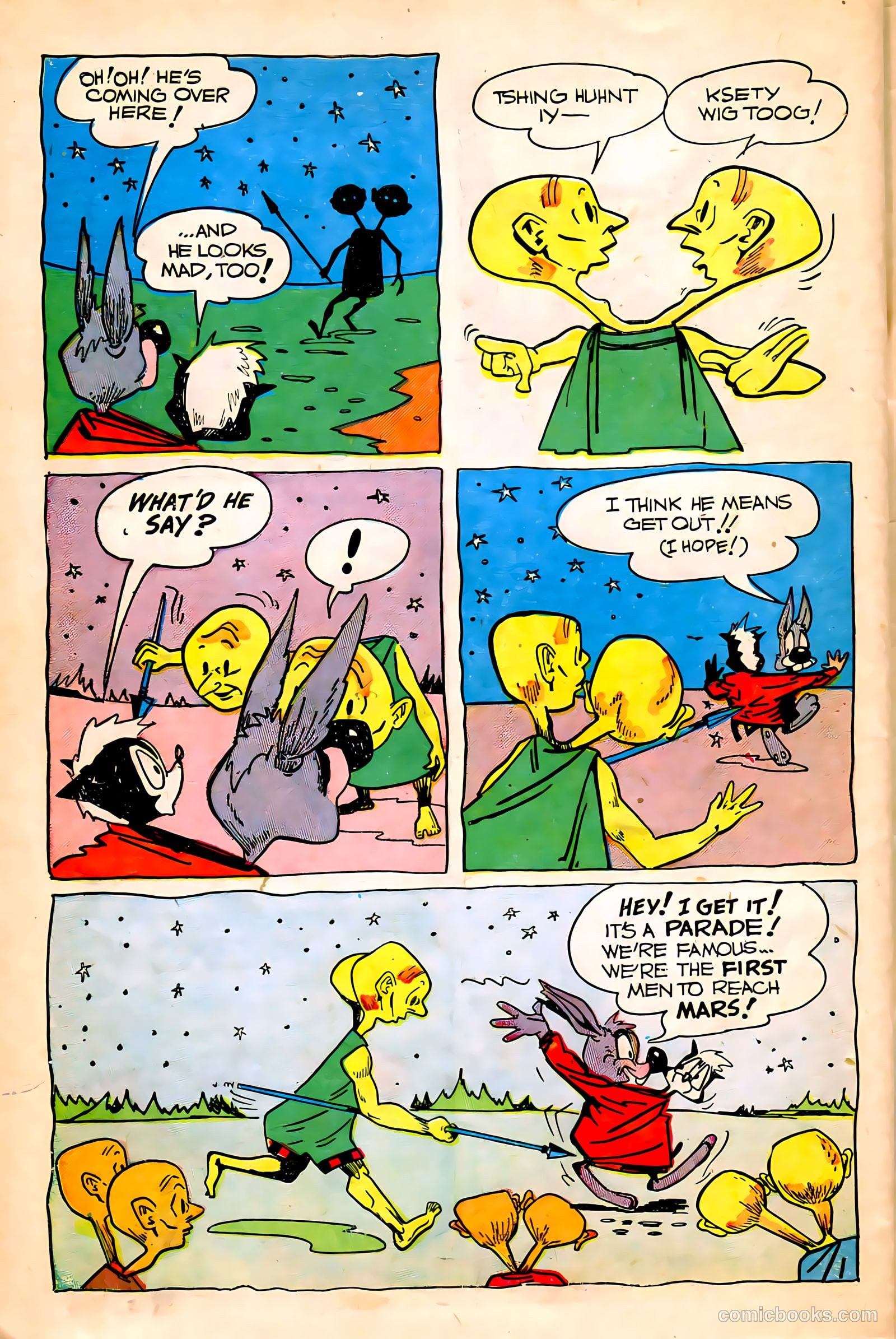 "Red" Rabbit Comics #17 (1950) — page 46 of 52